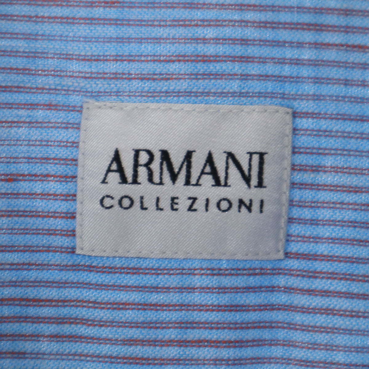 ARMANI COLLEZIONI アルマーニコレッツォーニ 長袖 シャツ M ブルー系 メンズ