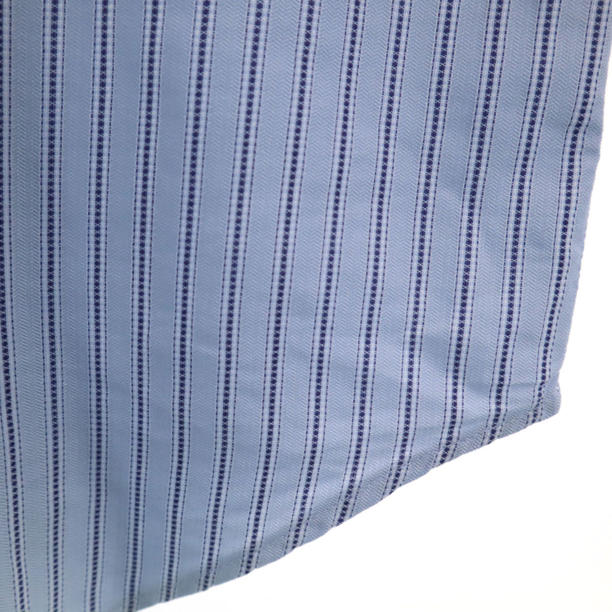 ARMANI COLLEZIONI アルマーニコレッツォーニ 長袖 コットンシャツ 40 ブルー系 メンズ