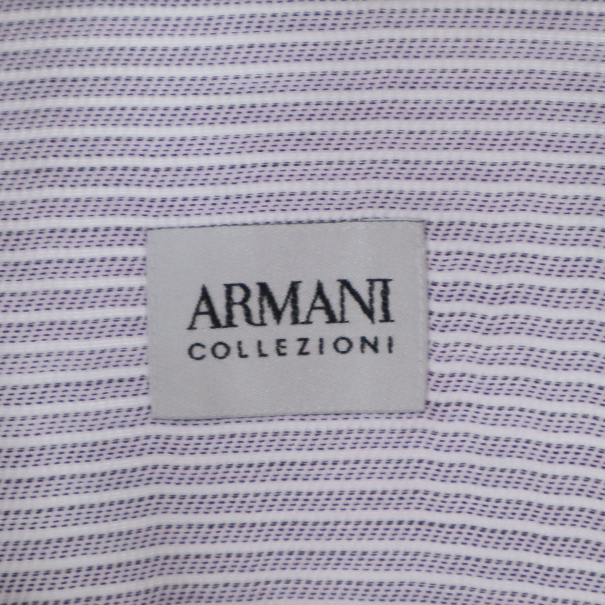 ARMANI COLLEZIONI アルマーニコレッツォーニ 長袖 コットンシャツ 40 ホワイト系 メンズ