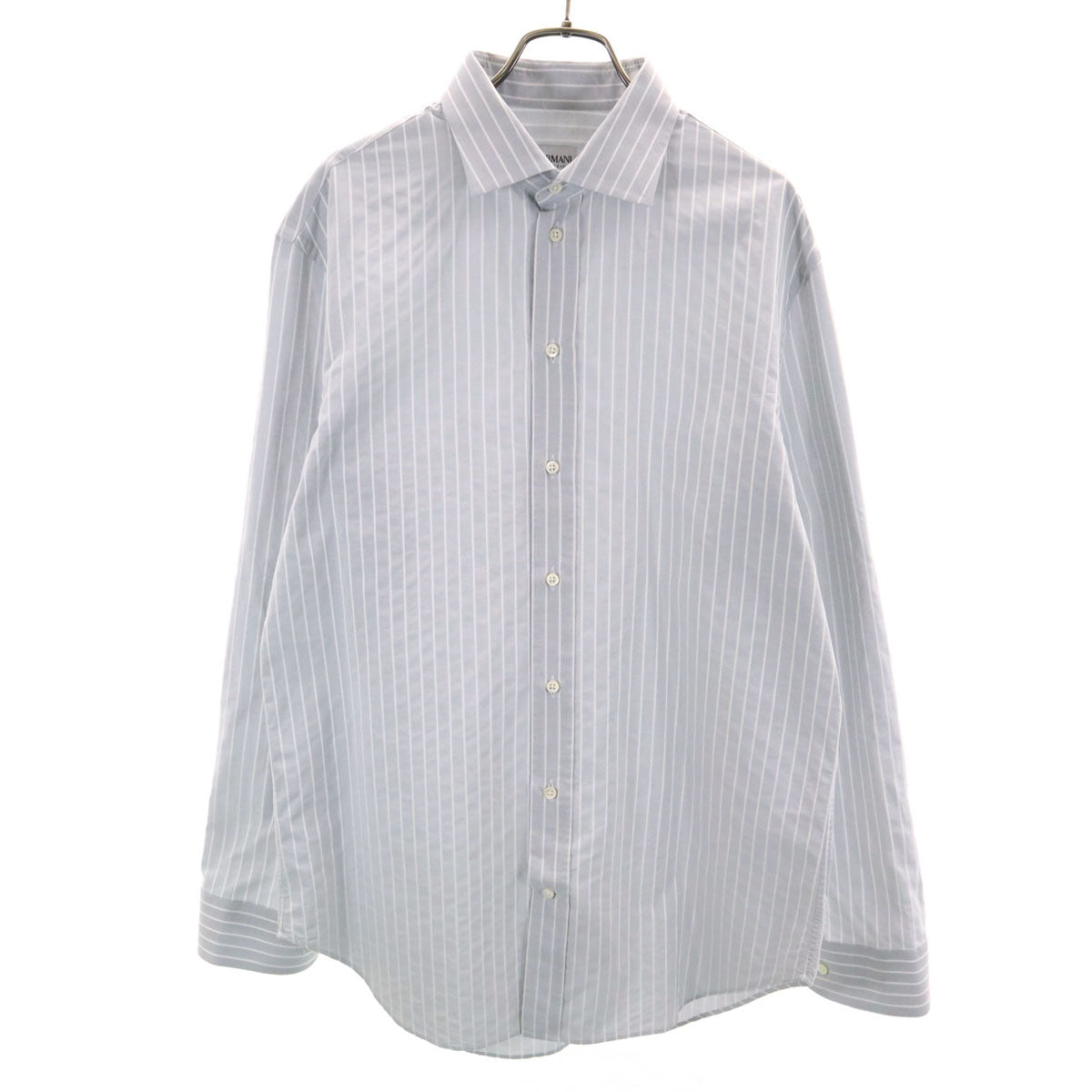 ARMANI COLLEZIONI アルマーニコレッツォーニ 長袖 コットンシャツ 41 グレー系 メンズ