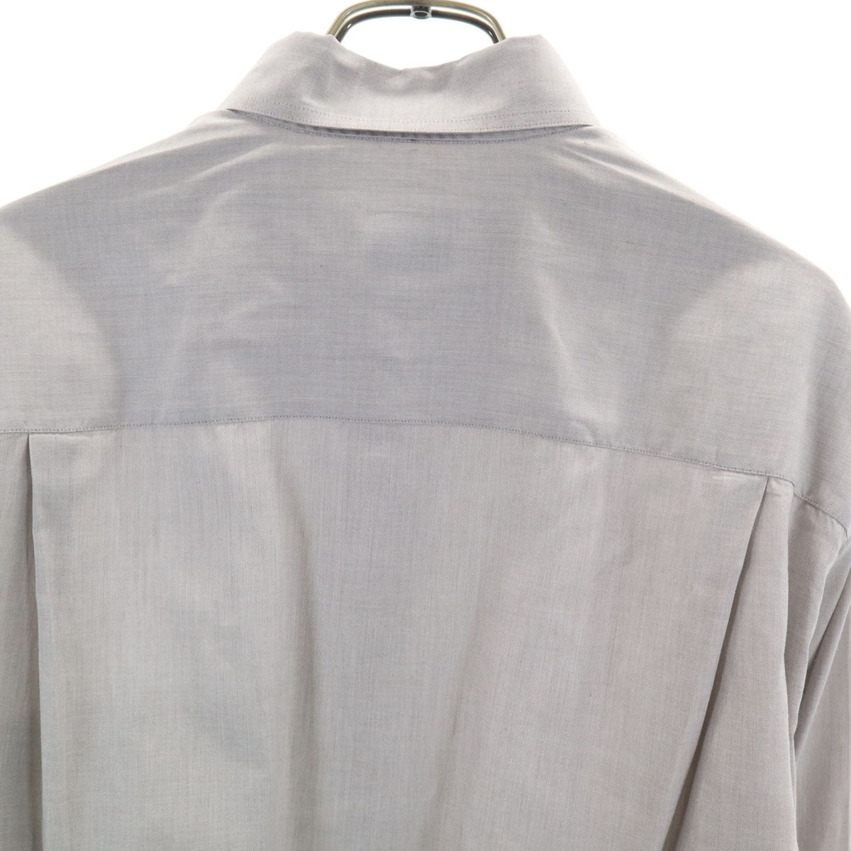 ARMANI COLLEZIONI アルマーニコレッツォーニ 長袖 コットンシャツ 41 グレー系 メンズ