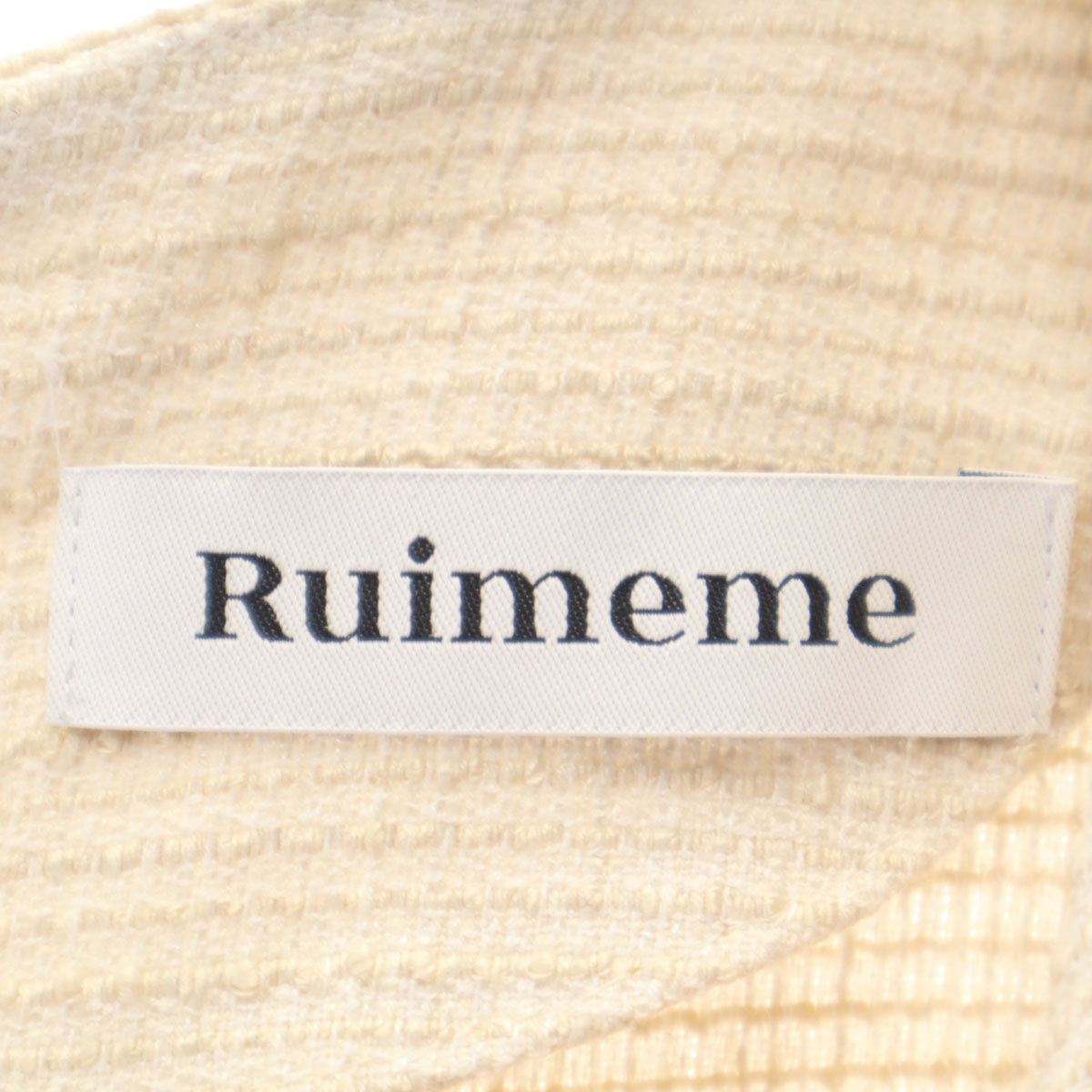 RUIMEME ルイメーム 長袖 ロングワンピース ベージュ レディース