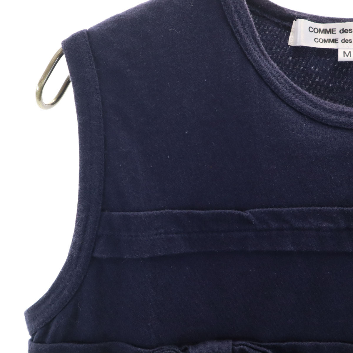 Comme des Garcons Comme des Garcons コムデギャルソンコムデギャルソン ノースリーブ カットソー M ネイビー レディース