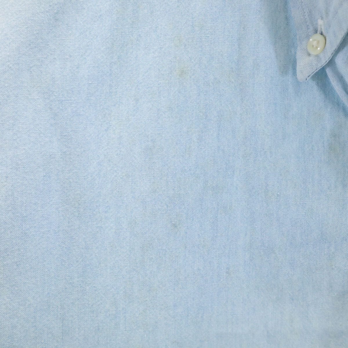 POLO COUNTRY ポロカントリー 80s 90s オールド 長袖 コットンシャツ M ライトブルー ラルフローレン メンズ