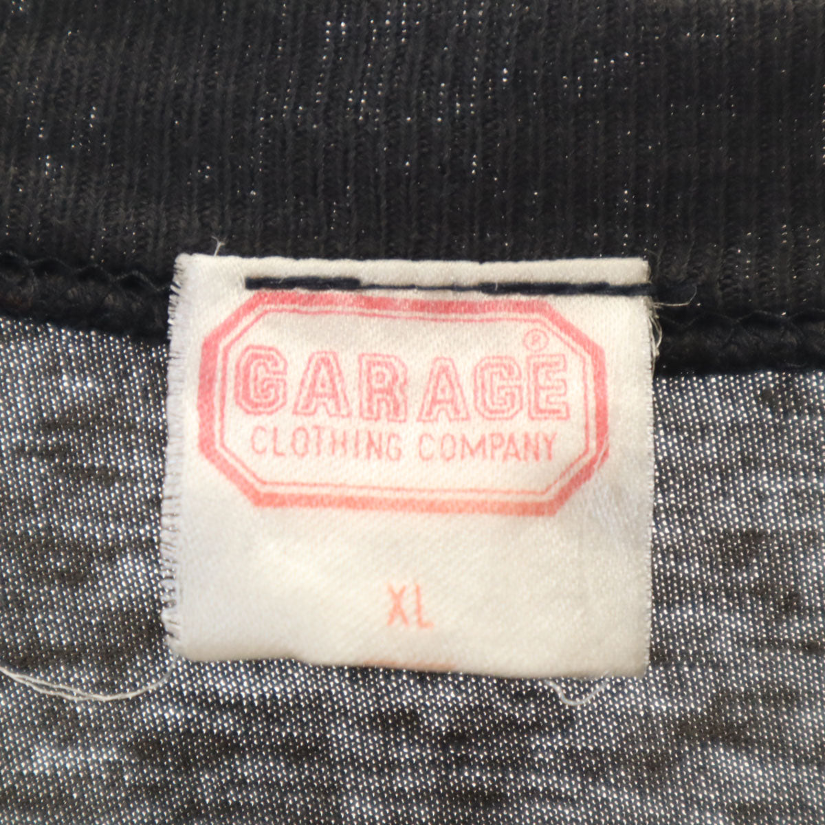 GARAGE CLOTHING COMPANY 90s オールド ユーロ 半袖 Tシャツ XL ブラック系 メンズ