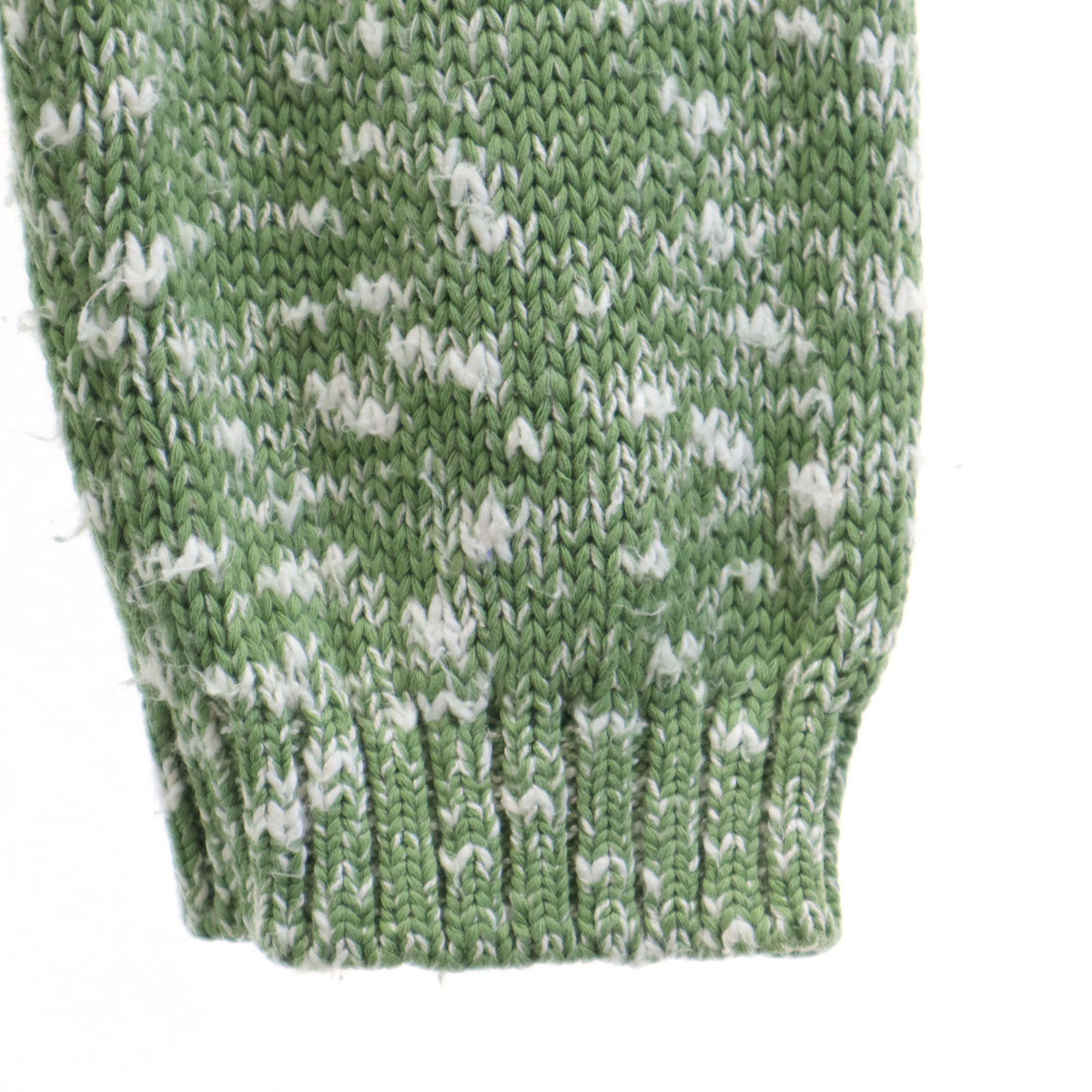 SalvatoreFerragamo サルバトーレフェラガモ 90s イタリア製 オールド 長袖 グラデーション ニット L ライトグリーン メンズ