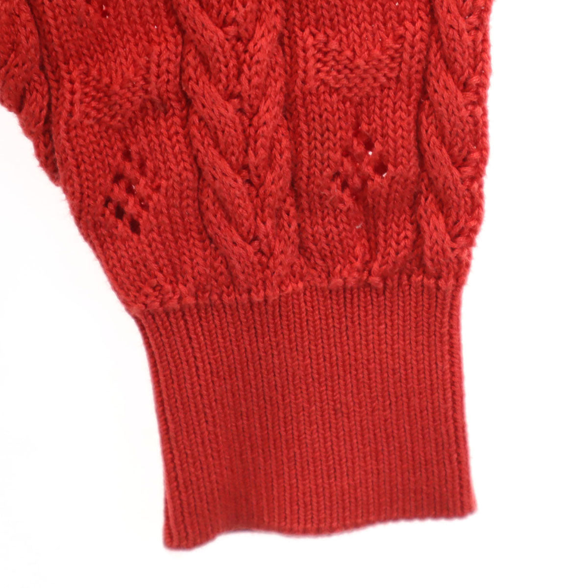 Christian Dior SPORTS クリスチャンディオールスポーツ 90s オールド 長袖 Vネック セーター M レッド レディース