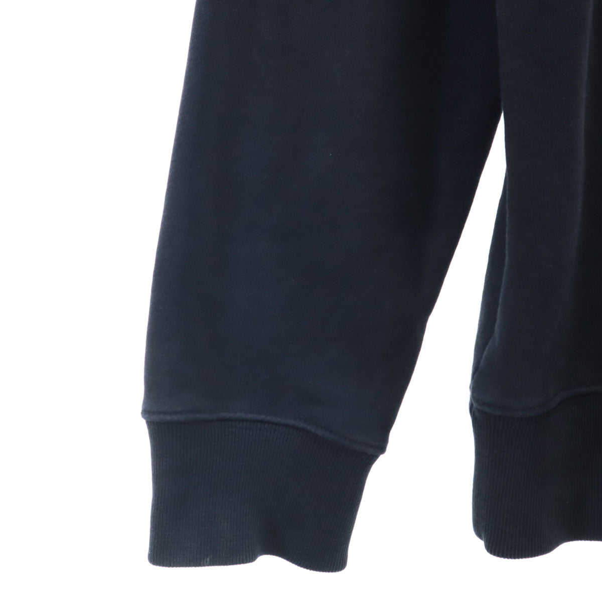 MAISON KITSUNE メゾンキツネ ポルトガル製 長袖 前V スウェット M ブラック メンズ