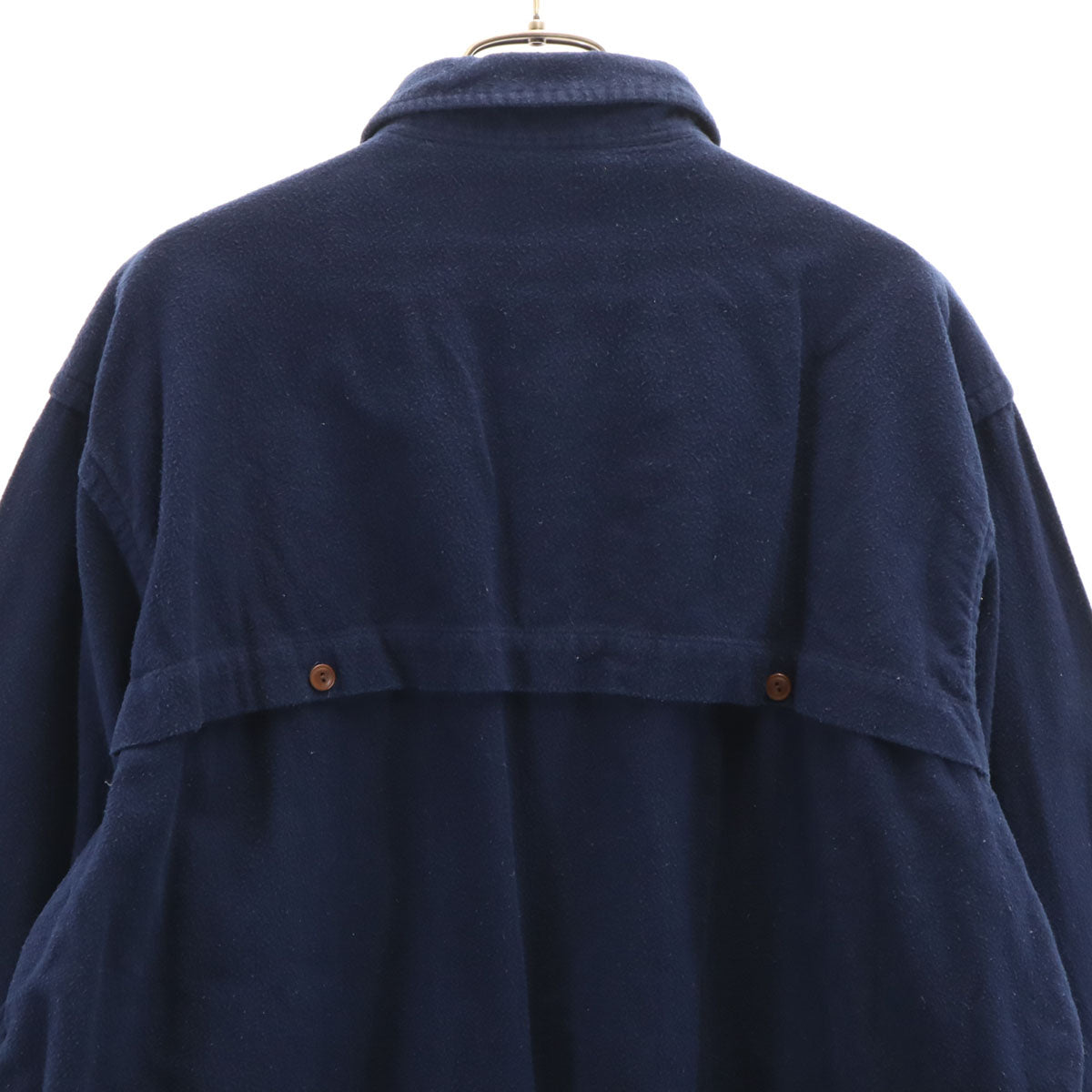 POLO COUNTRY RALPH LAUREN ポロカントリー ラルフローレン 80s 90s オールド 長袖 ネルシャツ XL ネイビー メンズ