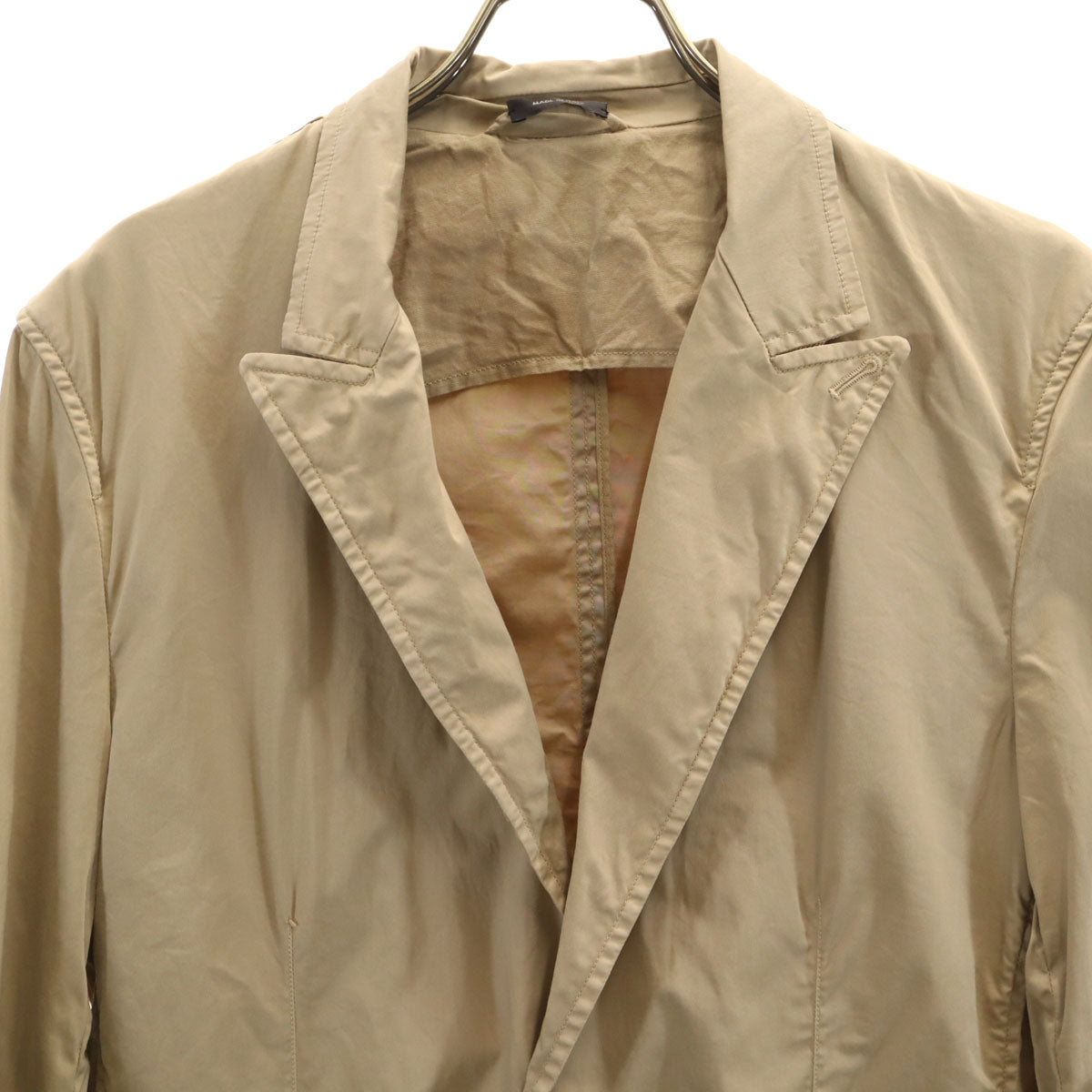 JIL SANDER ジルサンダー イタリア製 テーラードジャケット 48 ベージュ メンズ