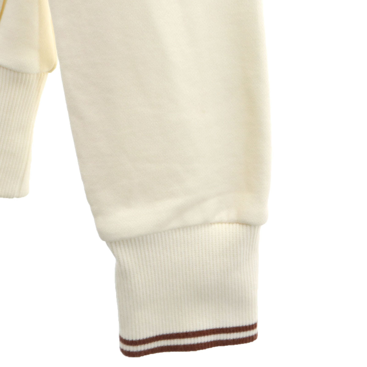 FRED PERRY フレッドペリー 長袖 スウェットパーカー S アイボリー メンズ