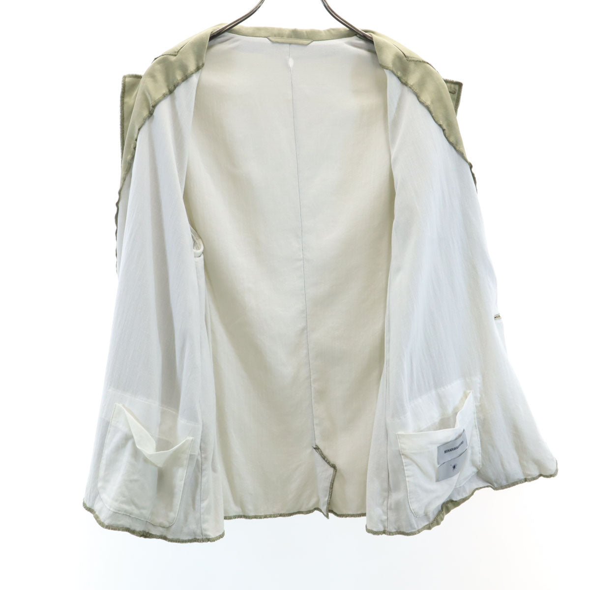 MIHARA YASUHIRO ミハラヤスヒロ テーラードジャケット ゴールド メンズ