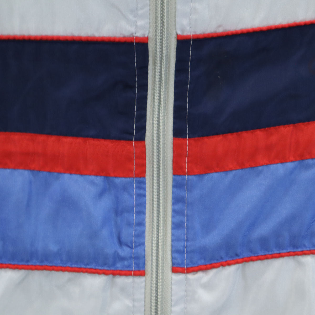 adidas アディダス 80s ヴィンテージ トレフォイルロゴ ナイロンジャケット M シルバー フーディー メンズ