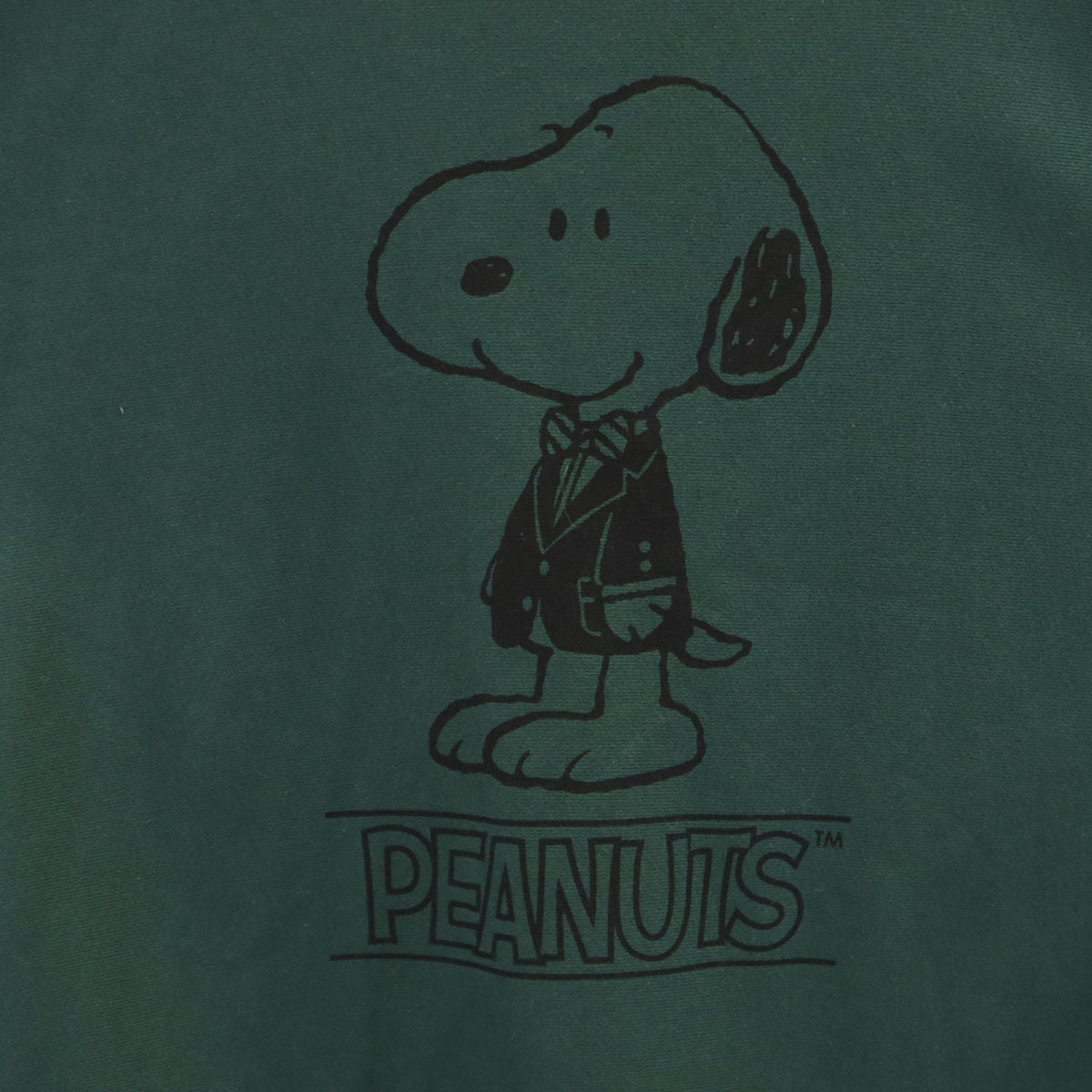 Brooks Brothers ブルックスブラザーズ PEANUTS ピーナッツ コラボ スヌーピー 長袖 スウェット トレーナー L 深緑 SNOOPY メンズ