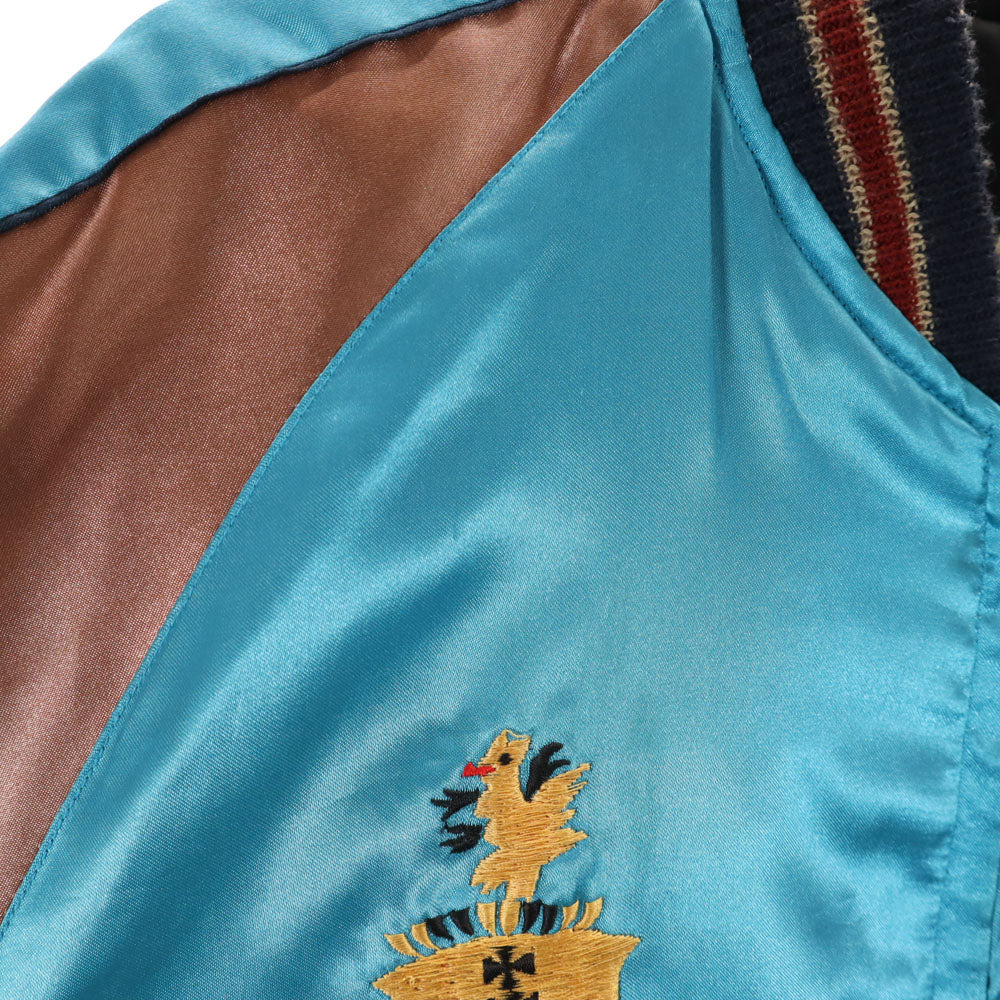 東洋エンタープライズ テーラー東洋 リバーシブル TT10930 T品番 鷲 綿毛 ドラゴン スカジャン M ブラック 龍 メンズ