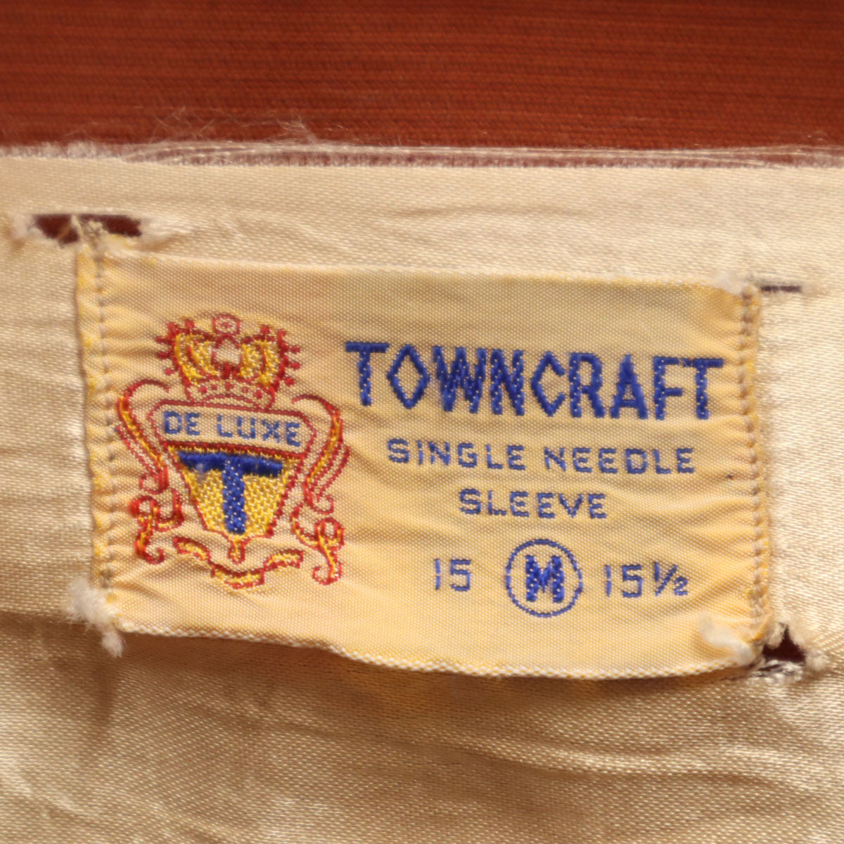 TOWNCRAFT タウンクラフト 50s ヴィンテージ 長袖 コーデュロイ オープンカラーシャツ M ブラウン メンズ