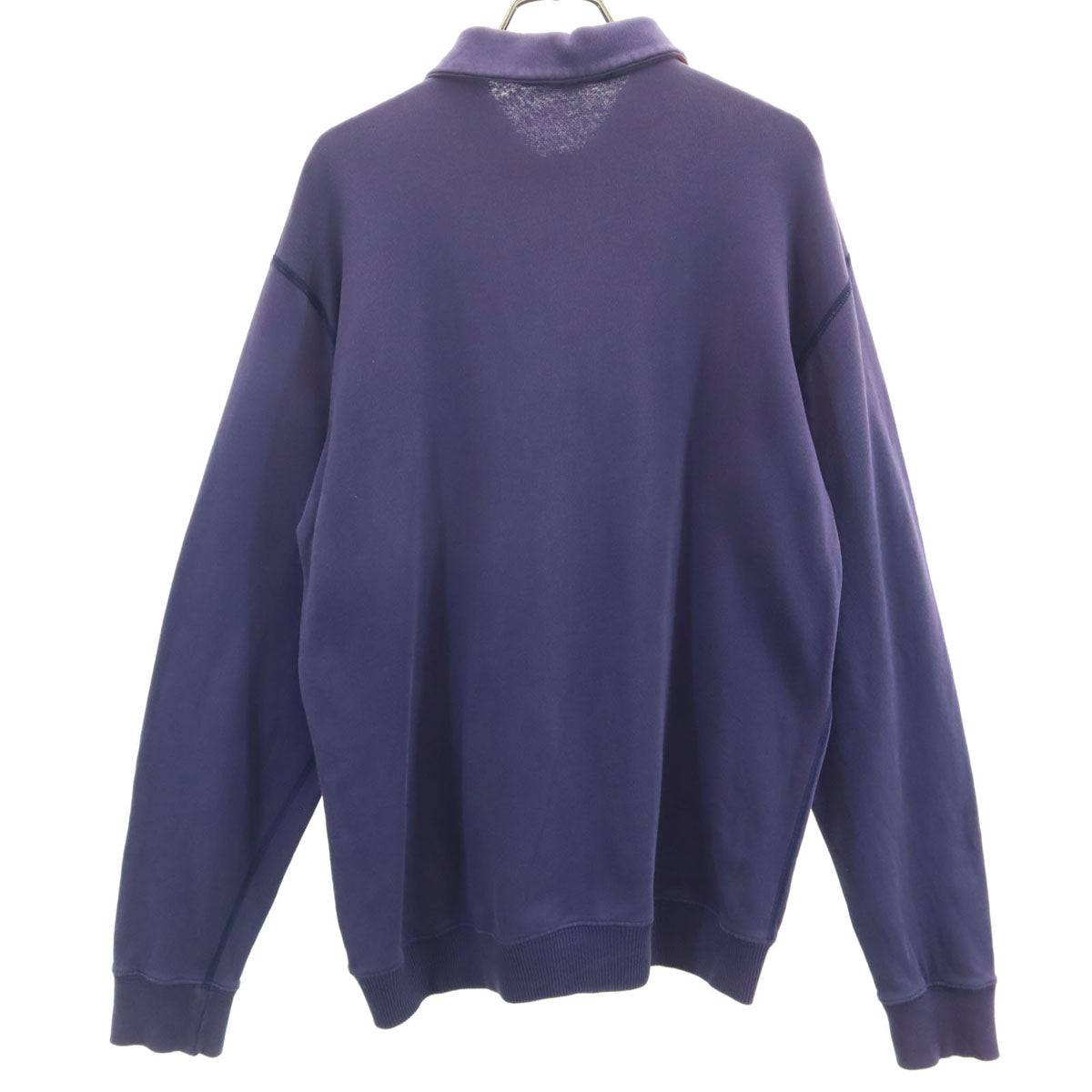 Polo by Ralph Lauren ポロバイラルフローレン 80s ヴィンテージ ボーイズ 緑タグ 長袖 ポロシャツ L ネイビー メンズ