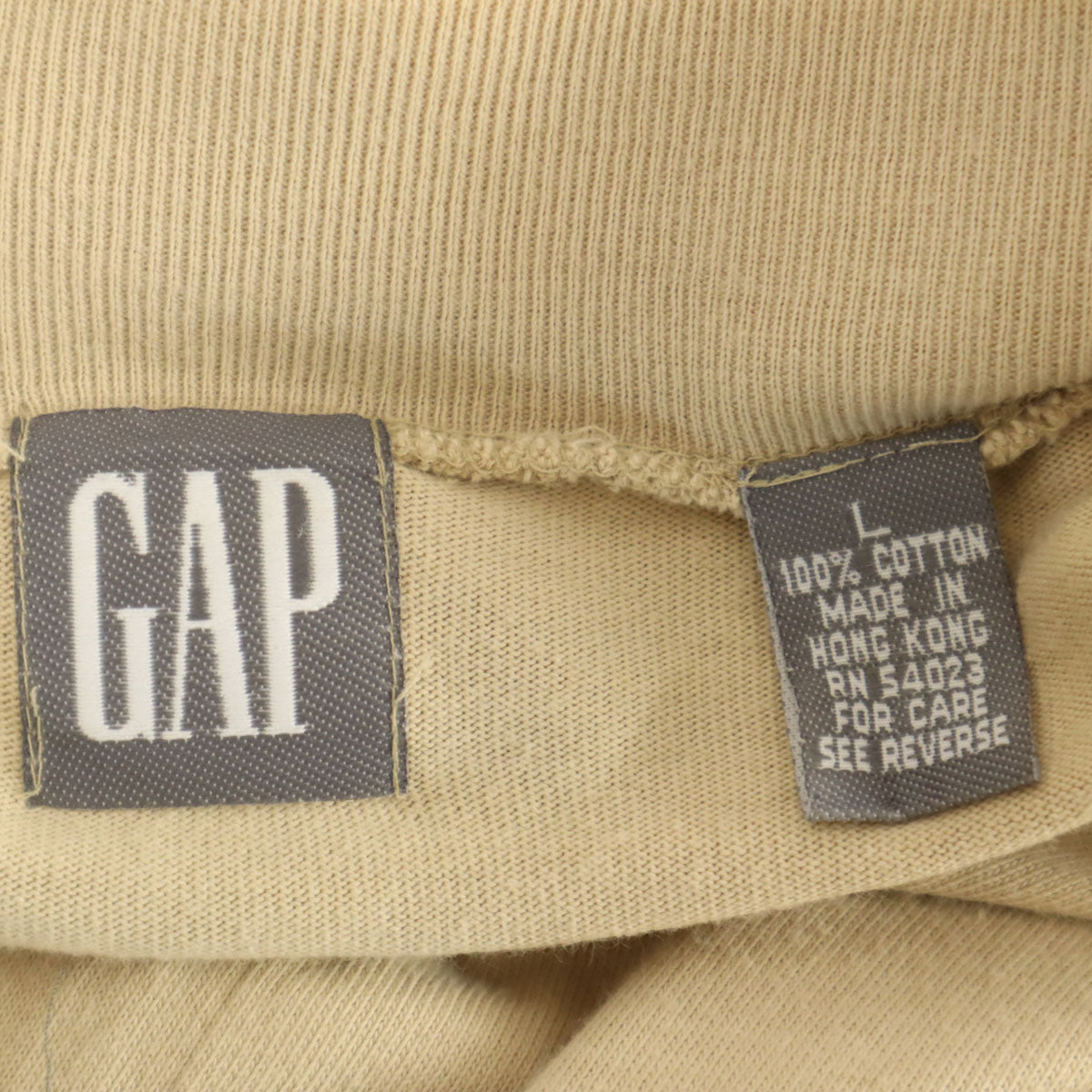 GAP ギャップ 90s オールド 長袖 カーディガン L ベージュ メンズ
