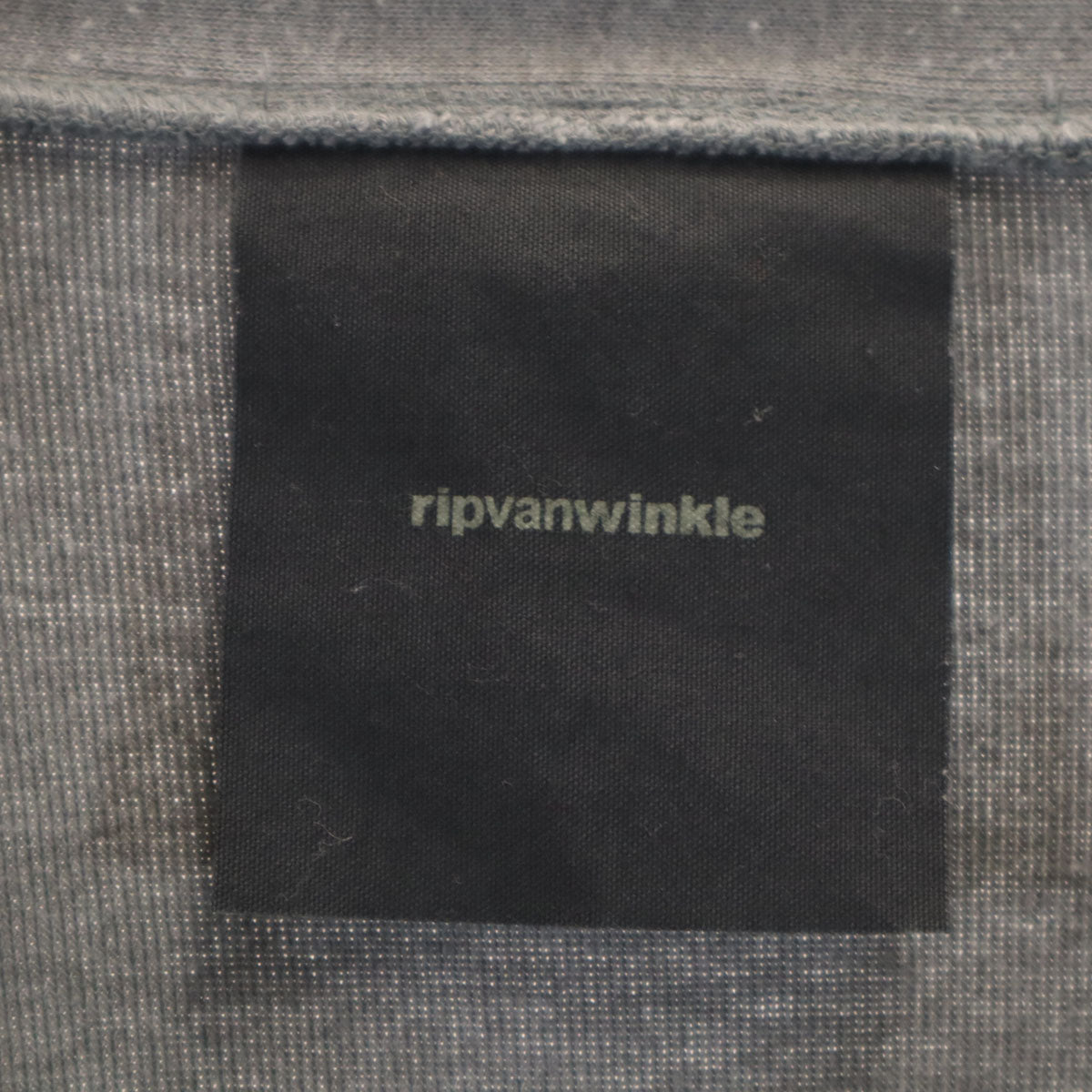 ripvanwinkle リップヴァンウィンクル 日本製 長袖 Vネック カーディガン 4 グレー メンズ
