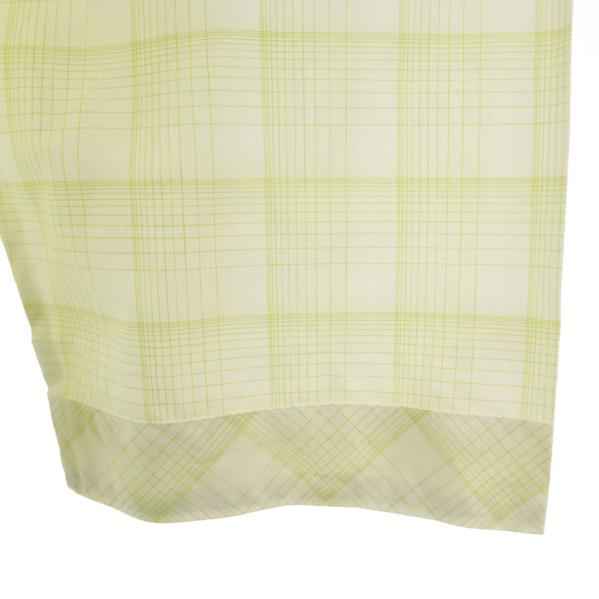 CELINE セリーヌ 未使用 日本製 チェック柄 長袖 ルームウェア シャツ M ホワイト メンズ