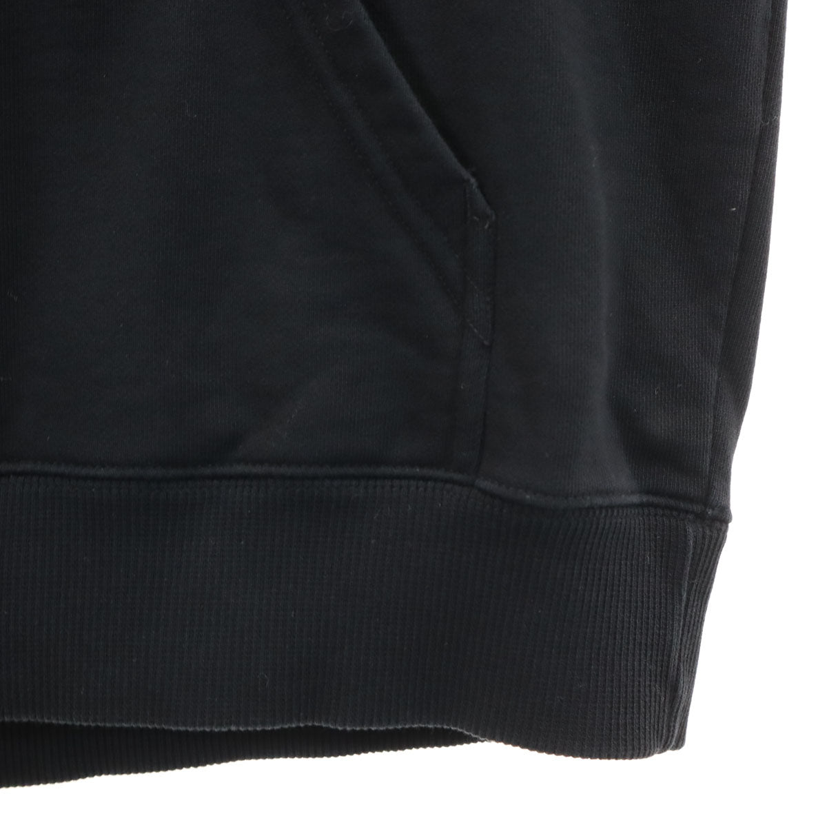 FRED PERRY フレッドペリー バックロゴ 長袖 スウェットパーカー L ブラック メンズ
