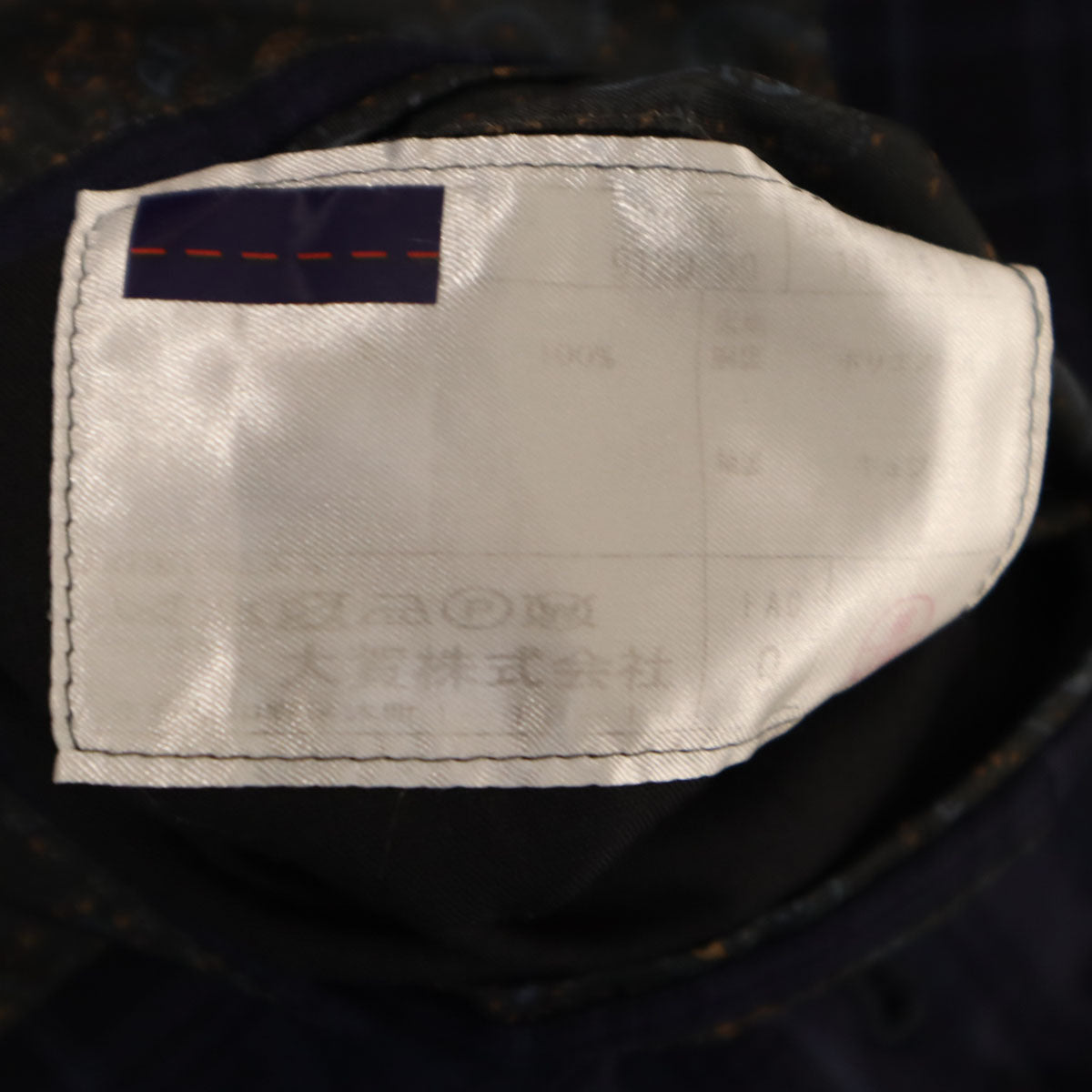 Vitale Barberis Canonico ヴィターレバルベリスカノニコ チェック柄 テーラードジャケット 9 ネイビー系 メンズ