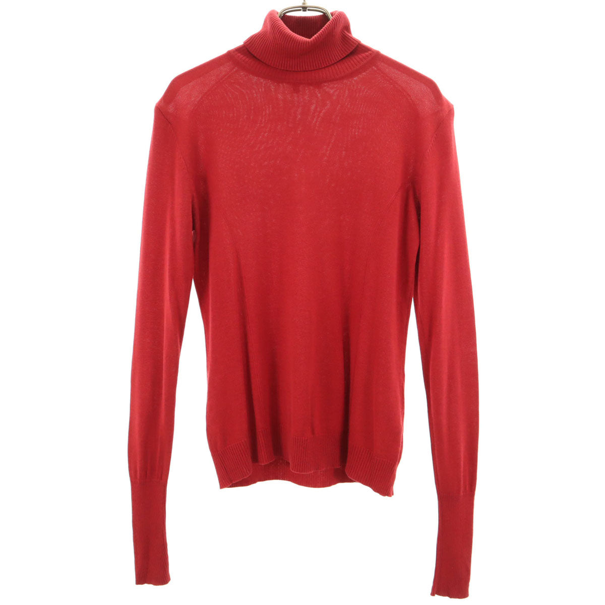 MAX MARA Weekend マックスマーラウィークエンド シルクブレンド 長袖 タートルネック ニット M レッド メンズ