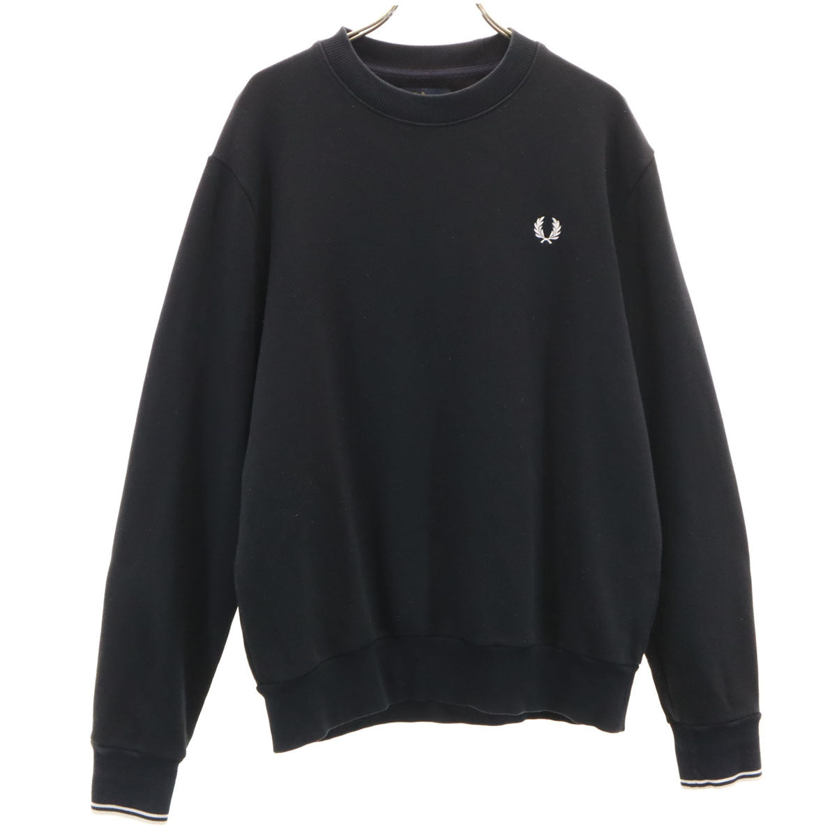 FRED PERRY フレッドペリー 長袖 スウェット トレーナー M ネイビー系 メンズ