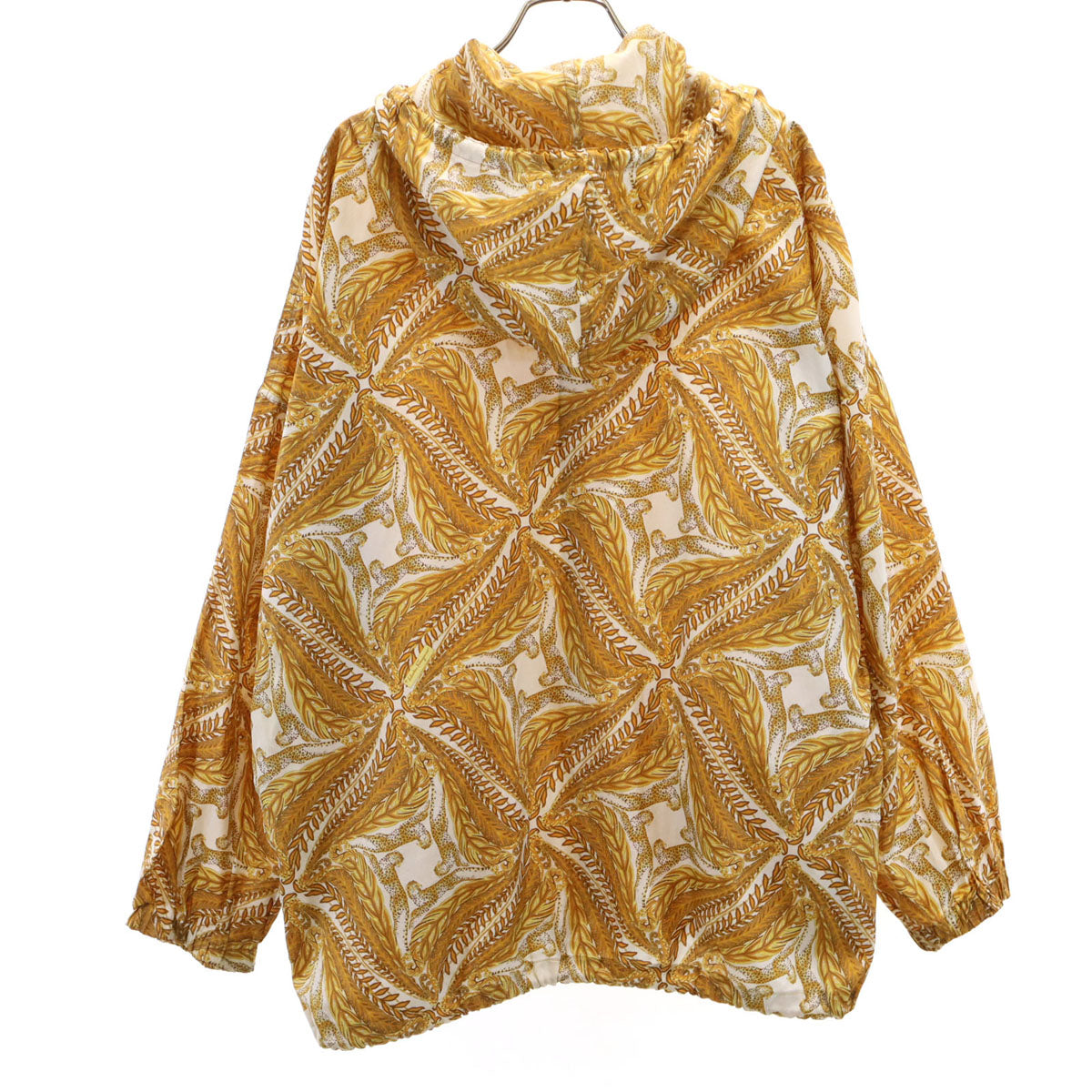 Salvatore Ferragamo サルヴァトーレフェラガモ 90s イタリア製 オールド ヒョウ柄 フードジャケット ONE オレンジ系 レディース