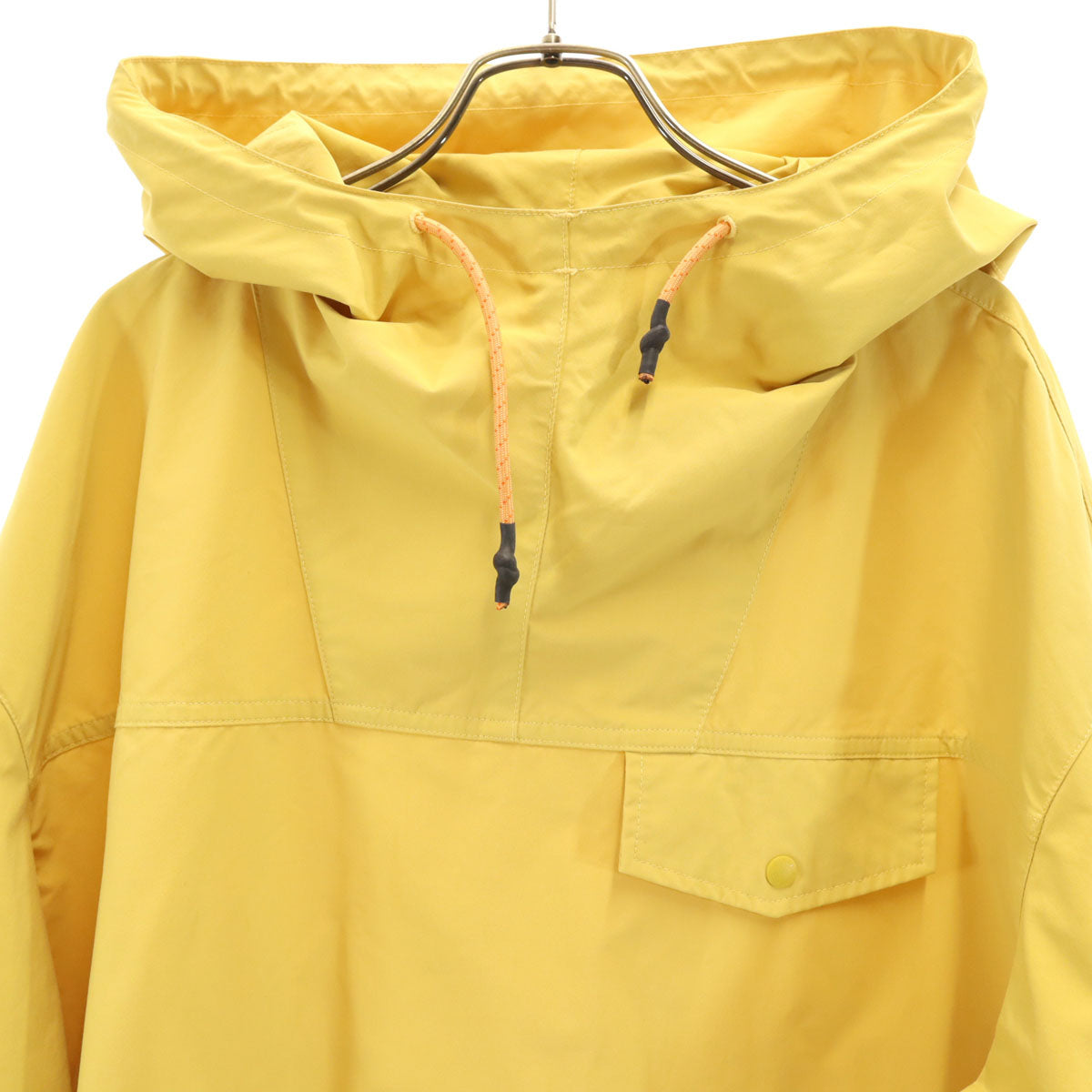 Japan Outdoor Living ジャパンアウトドアリビング フードジャケット イエロー プルオーバー メンズ