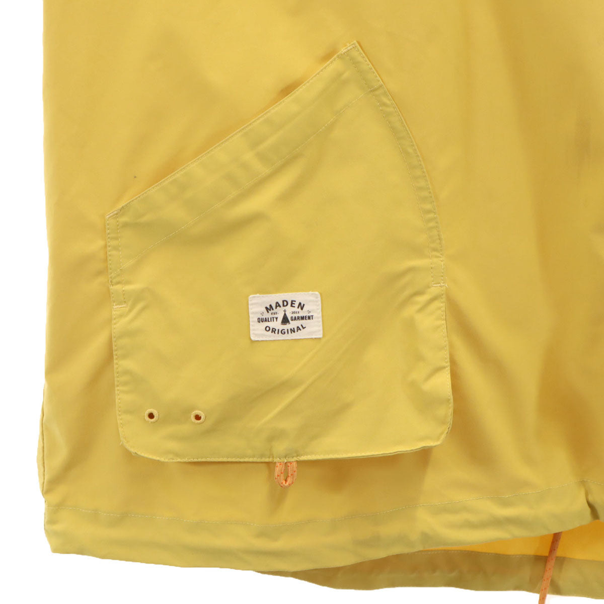 Japan Outdoor Living ジャパンアウトドアリビング フードジャケット イエロー プルオーバー メンズ