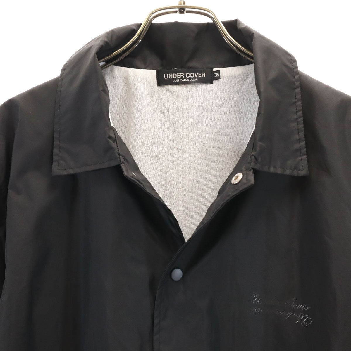 UNDERCOVER アンダーカバー バックロゴ コーチジャケット M ブラック メンズ