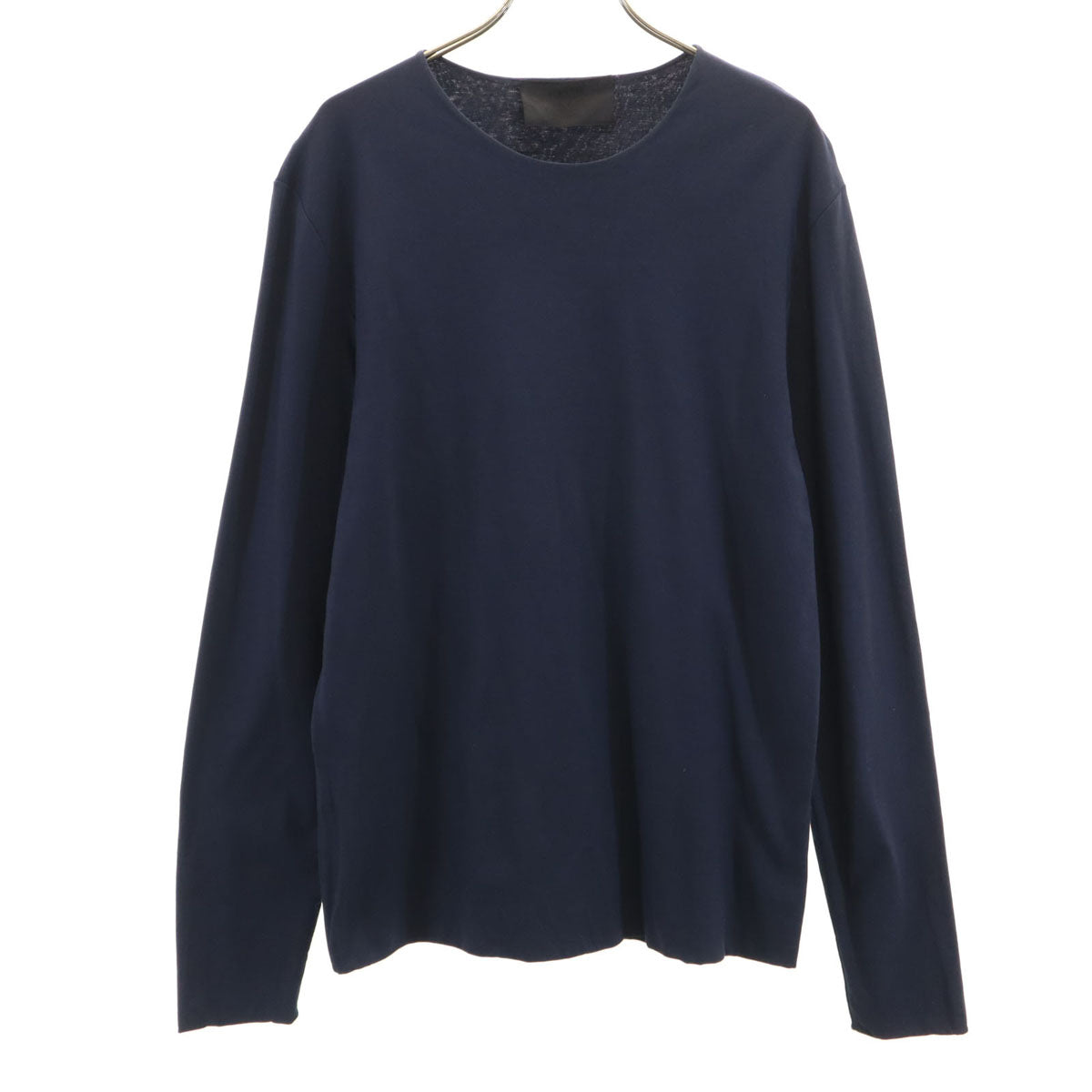 PRADA プラダ イタリア製 長袖 Tシャツ M ネイビー ロンT メンズ