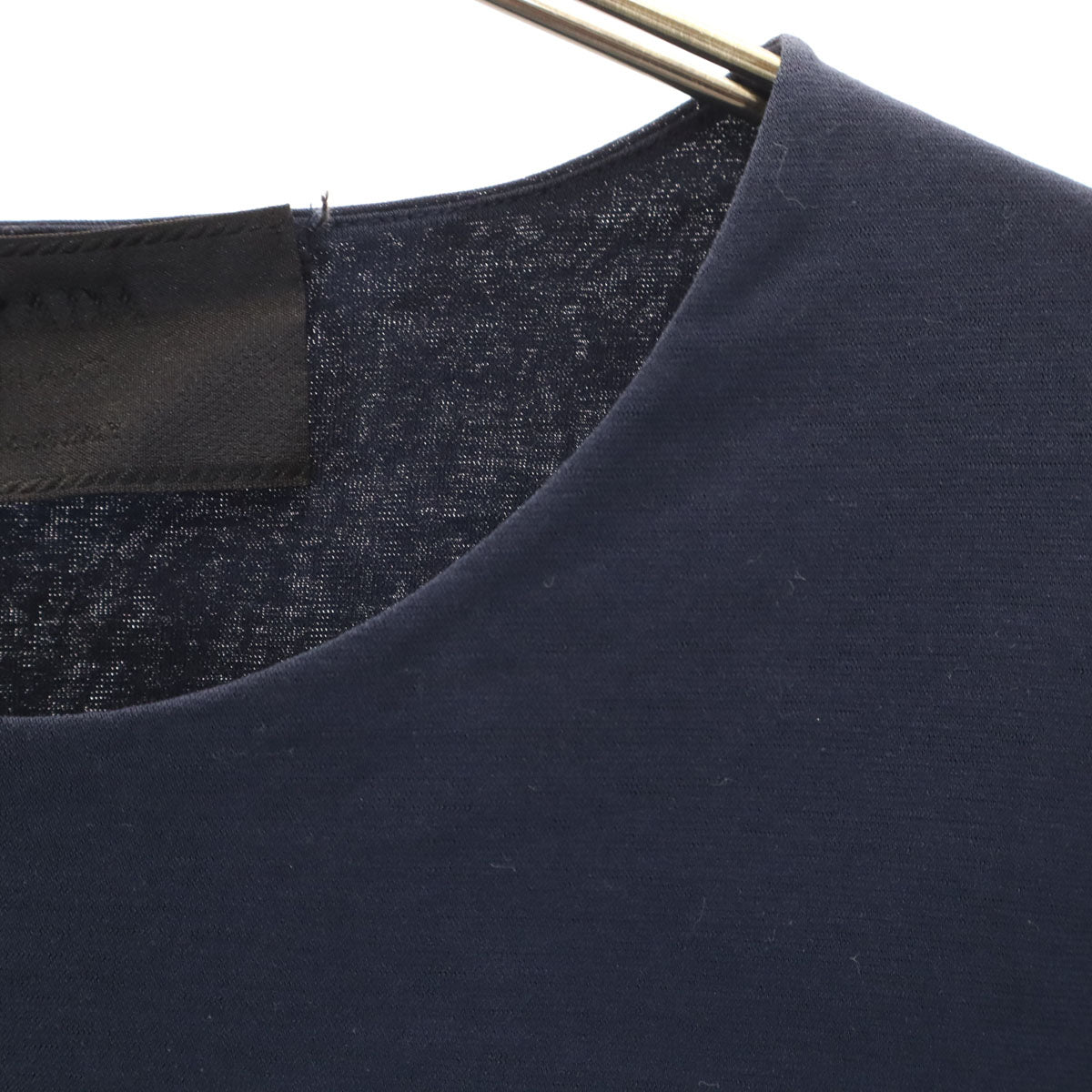 PRADA プラダ イタリア製 長袖 Tシャツ M ネイビー ロンT メンズ