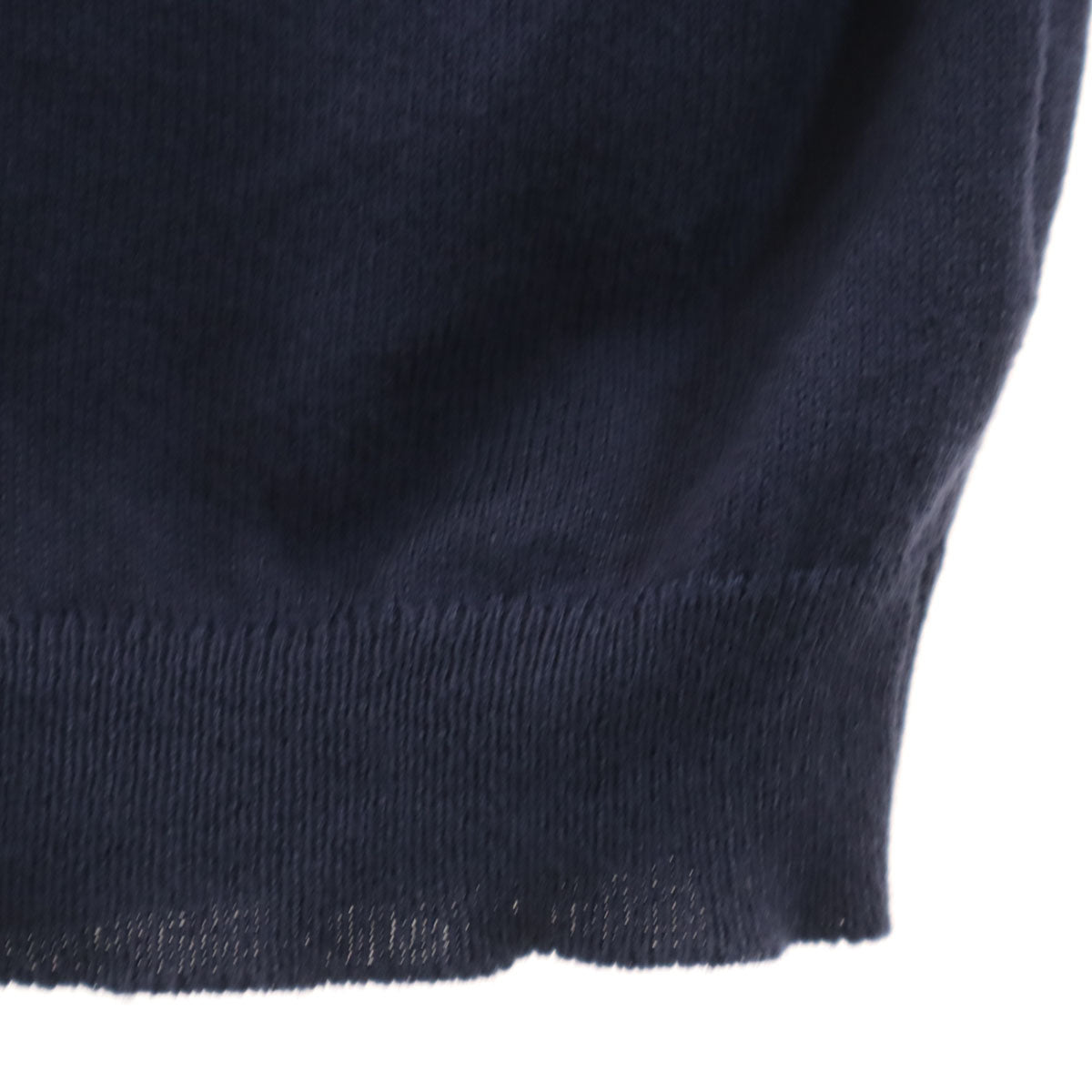 JOHN SMEDLEY ジョンスメドレー イングランド製 長袖 ニット パーカー XL ネイビー メンズ