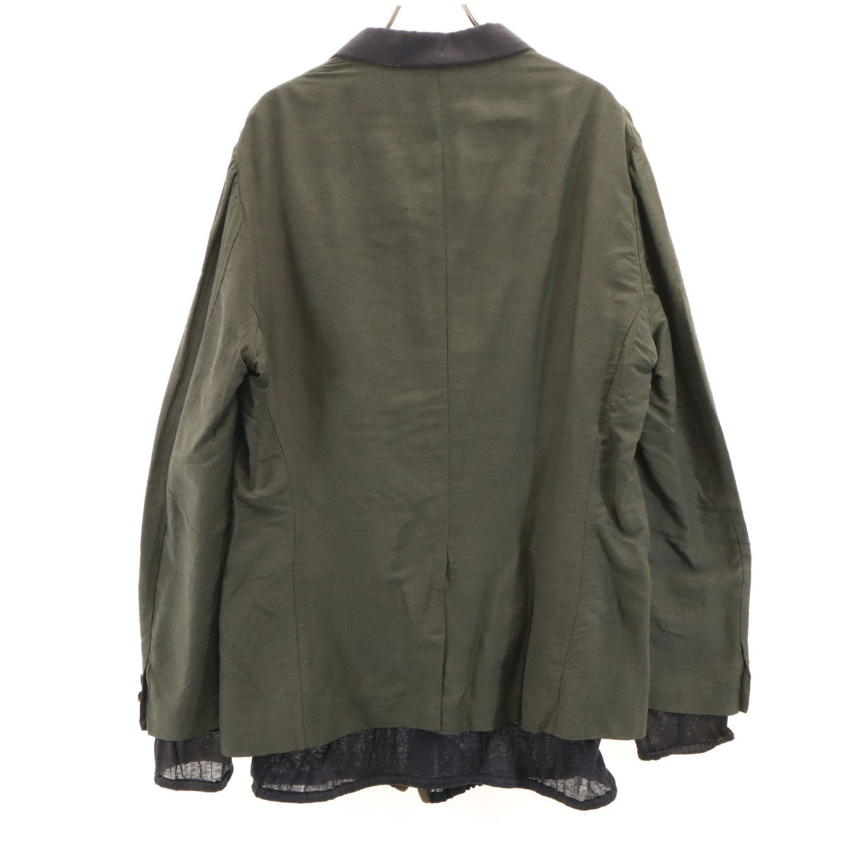 kolor カラー 日本製 レイヤード ジャケット 3 カーキ メンズ