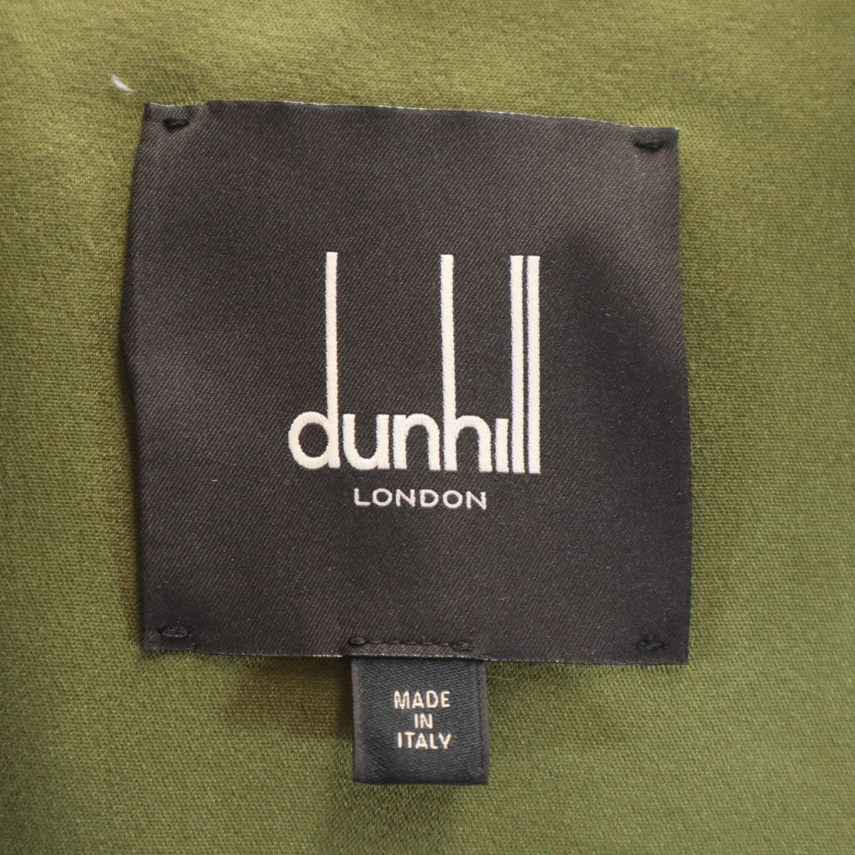Dunhill ダンヒル イタリア製 フードジャケット S オリーブ メンズ