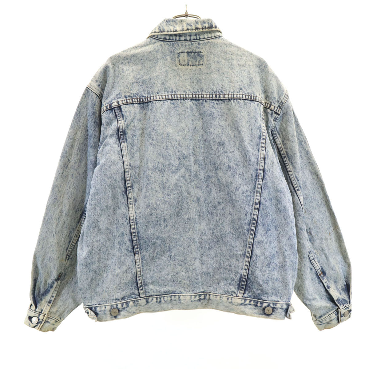 Levi's リーバイス 80s 70649-0217 日本製 オレンジタブ ヴィンテージ ケミカル デニムジャケット L ウォッシュブルー ジージャン トラッカー メンズ