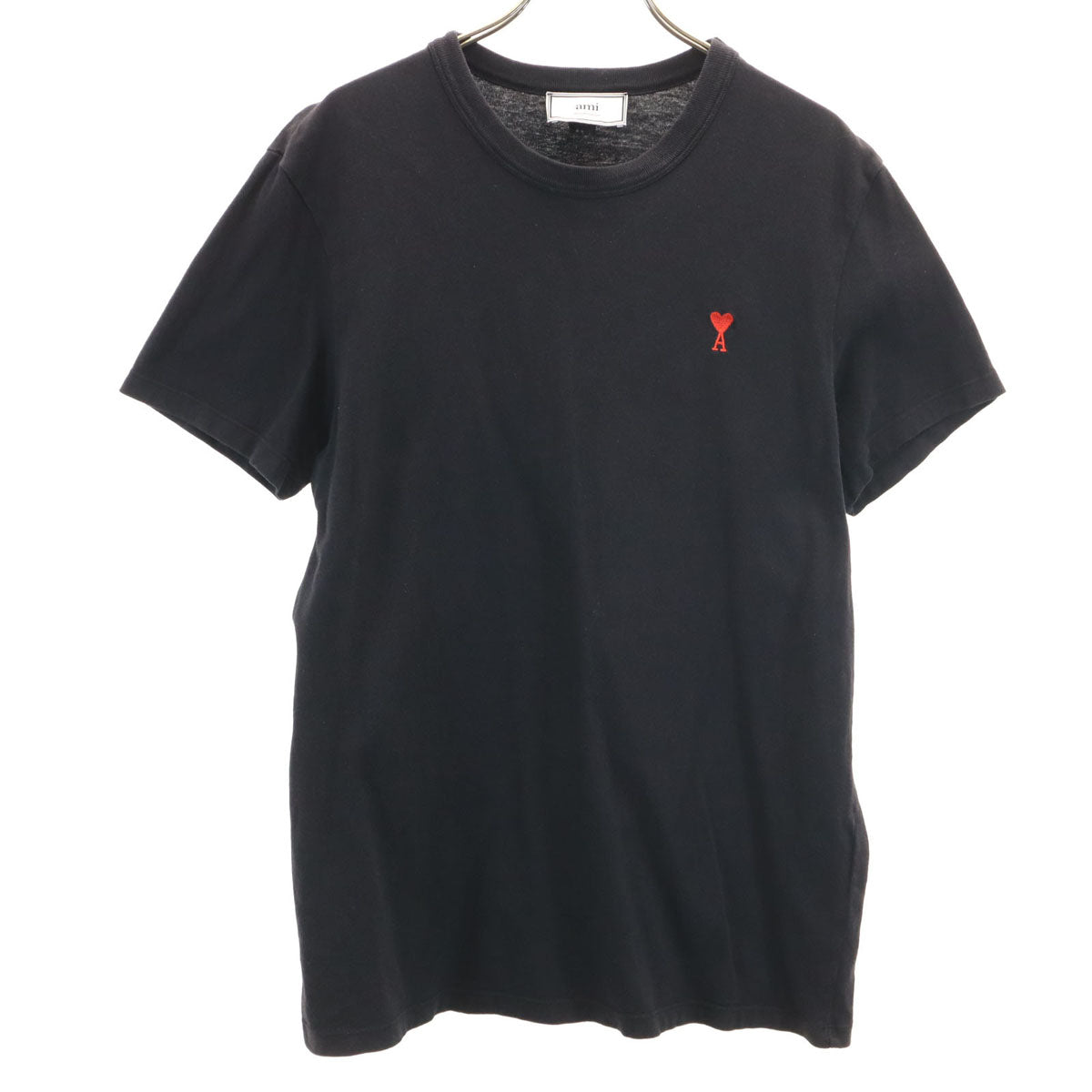 ami アミ ポルトガル製 半袖 Tシャツ XS ブラック メンズ