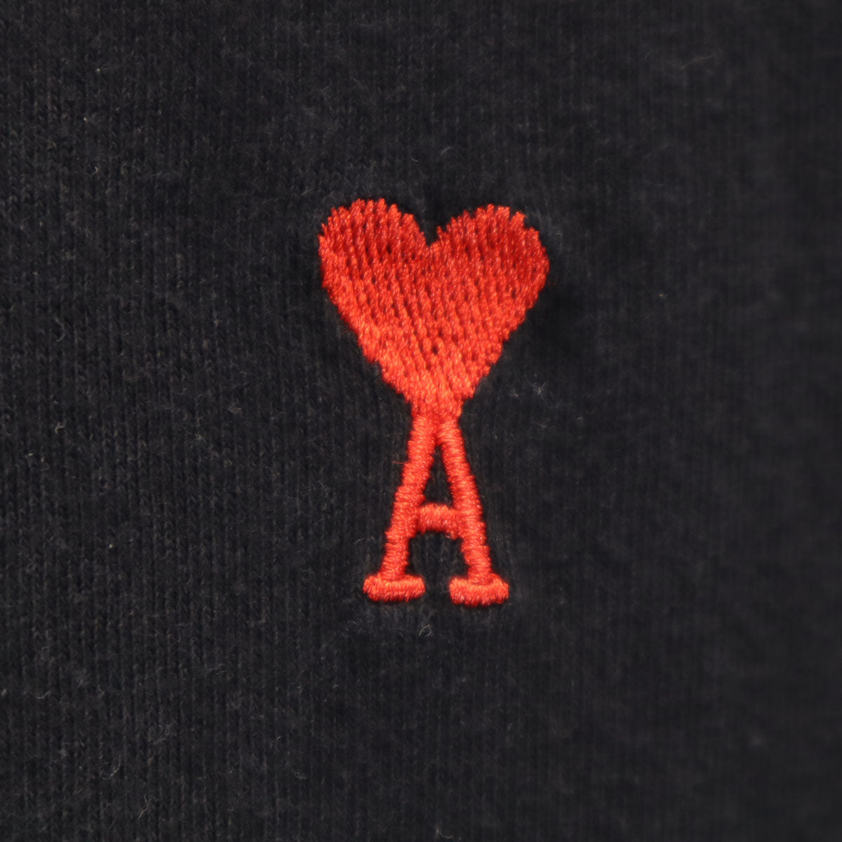 ami アミ ポルトガル製 半袖 Tシャツ XS ブラック メンズ
