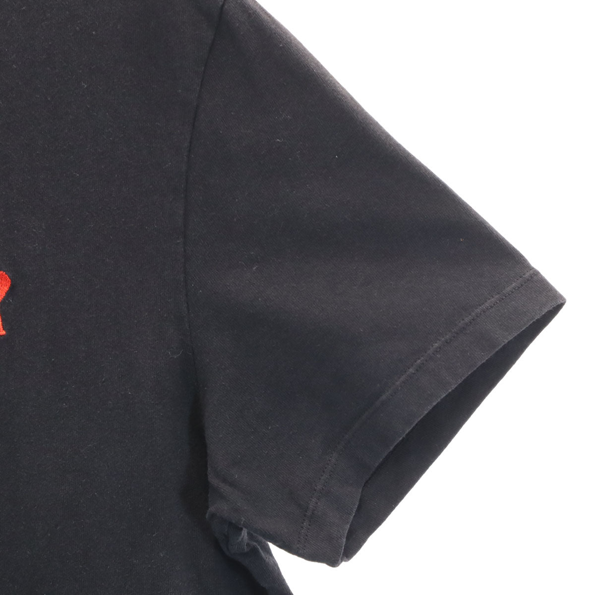 ami アミ ポルトガル製 半袖 Tシャツ XS ブラック メンズ