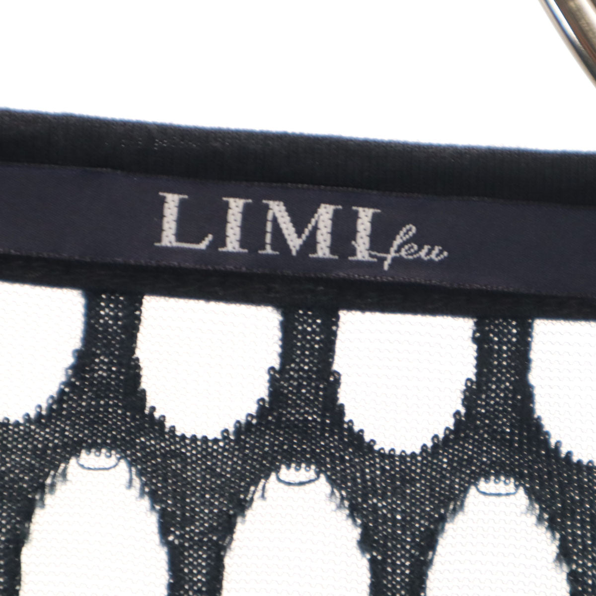 LIMI feu リミフゥ フレンチスリーブ Vネック カーディガン S ブラック レディース