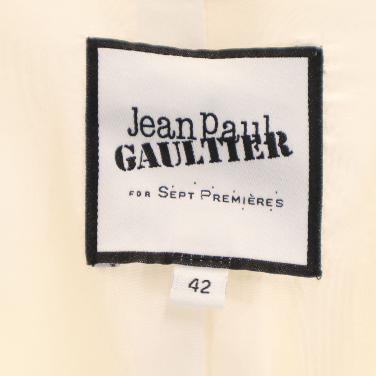 JEAN-PAUL GAULTIER ジャンポールゴルチエ ノースリーブ ワンピース 42 ブラック レディース