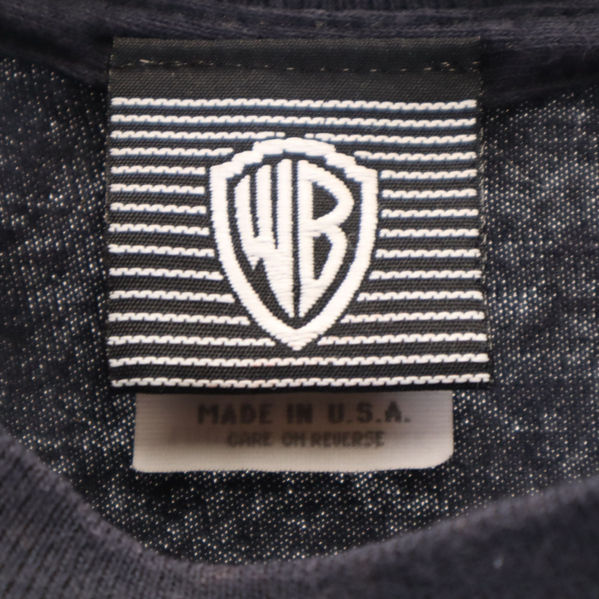 Warner Bros ワーナーブラザーズ 90s USA製 オールド バックスバニー 半袖 Tシャツ M ブラック シングルステッチ メンズ