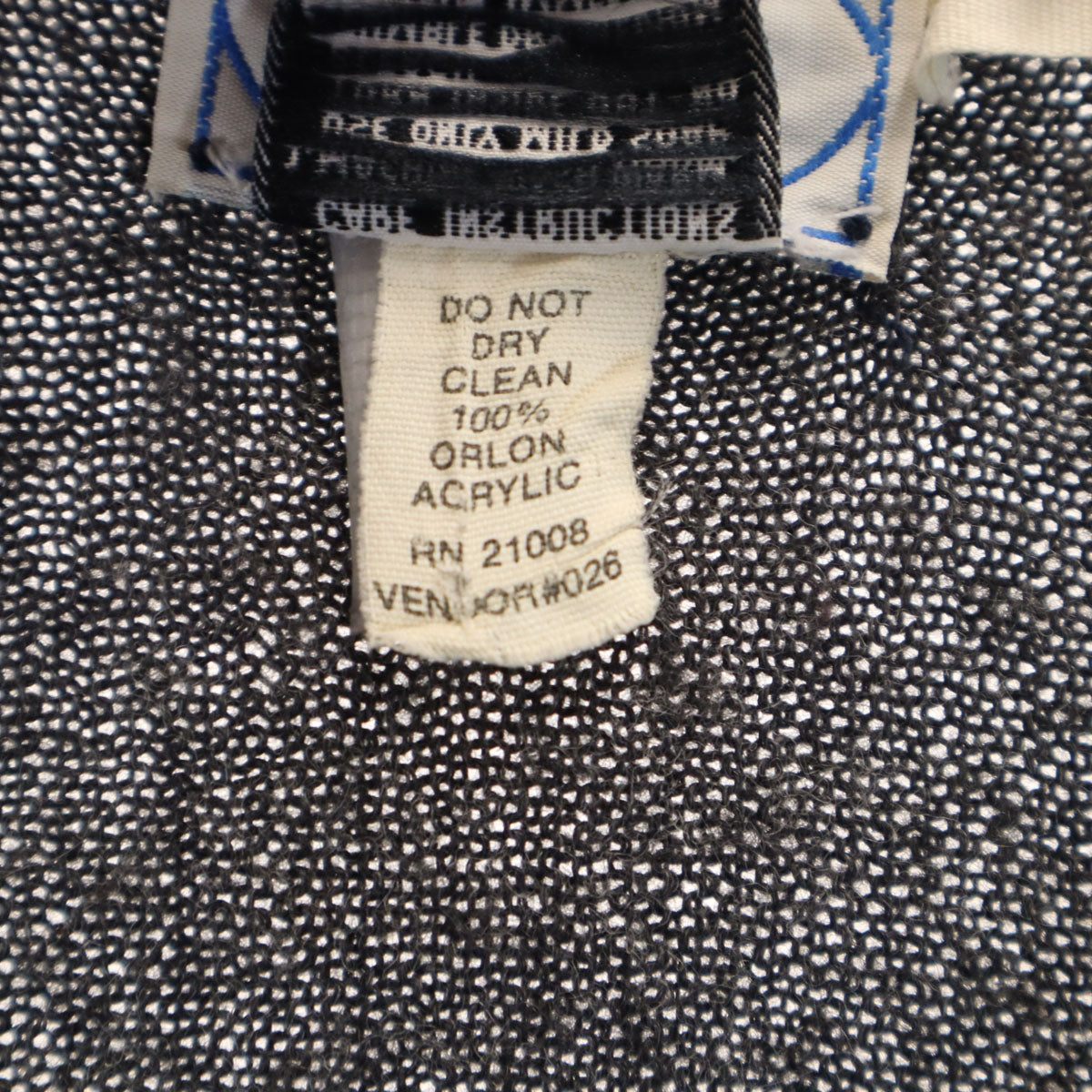 IZOD LACOSTE アイゾッドラコステ 70s ヴィンテージ 糸巻きタグ ヴィンテージ 長袖 Vネック ニットカーディガン XL チャコールグレー メンズ
