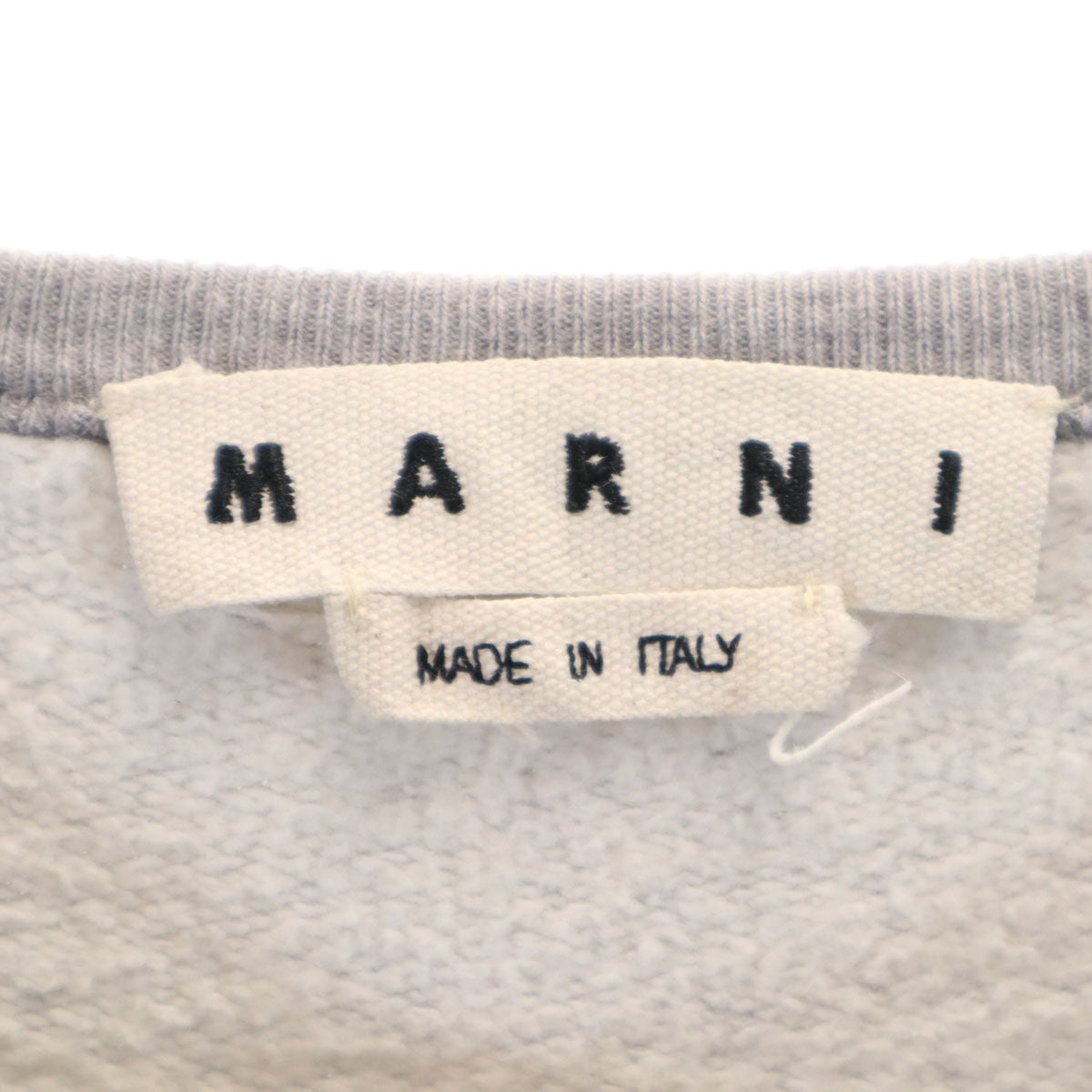 MARNI マルニ イタリア製 長袖 スウェット トレーナー 44 グレー メンズ