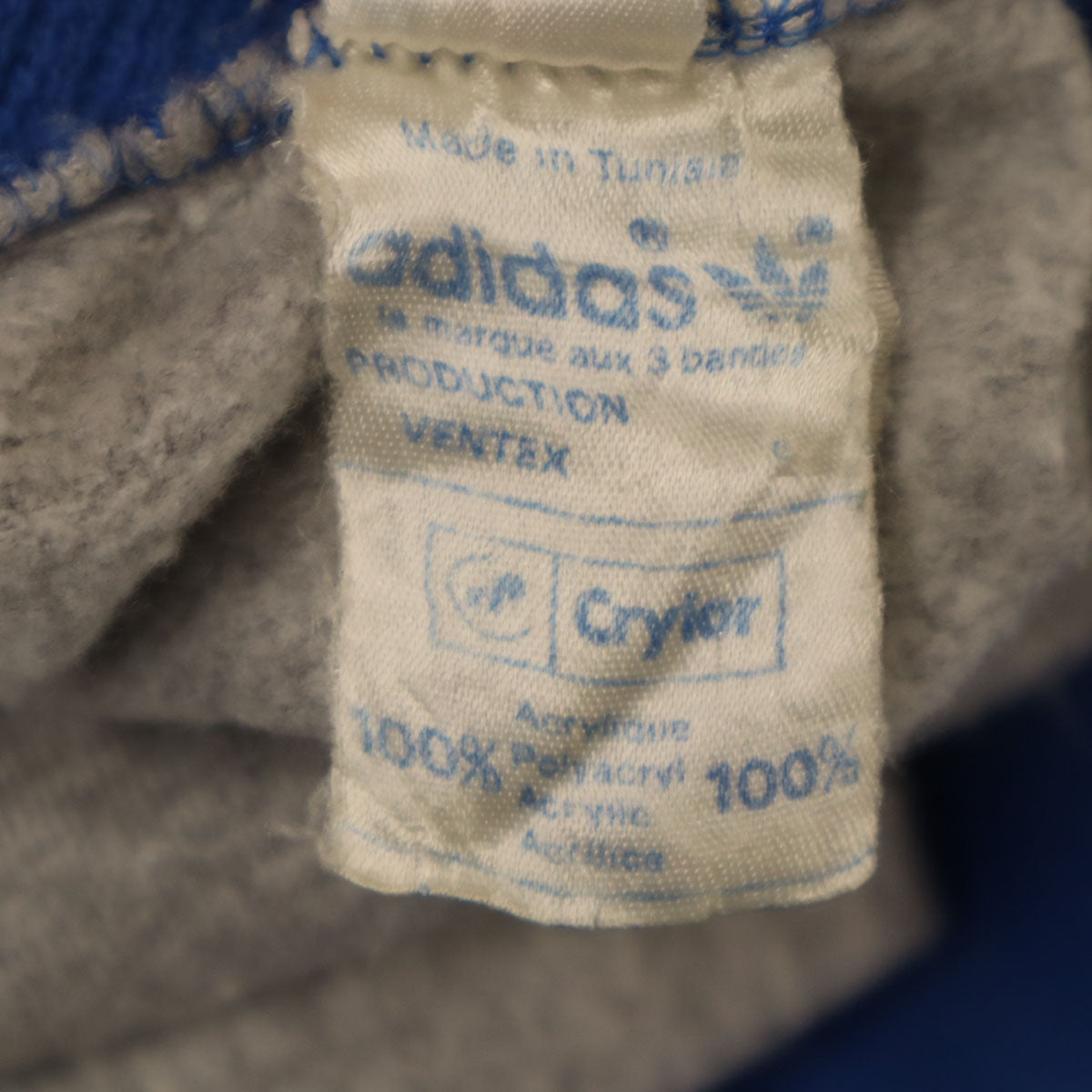adidas アディダス 70s 80s VENTEX ヴィンテージ 長袖 スウェット トレーナー M グレー 裏起毛 メンズ