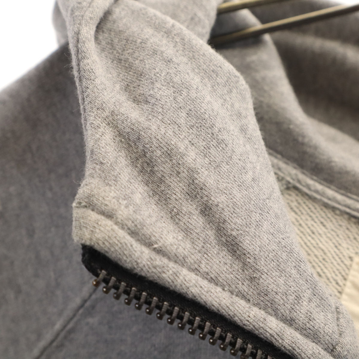 ESSENTIALS エッセンシャルズ 長袖 ハーフジップ スウェットパーカー XL グレー メンズ