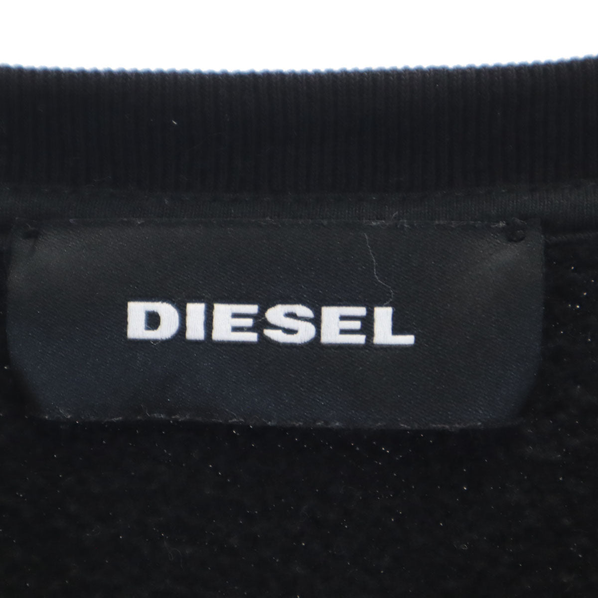 DIESEL ディーゼル 長袖 スウェット トレーナー ブラック メンズ