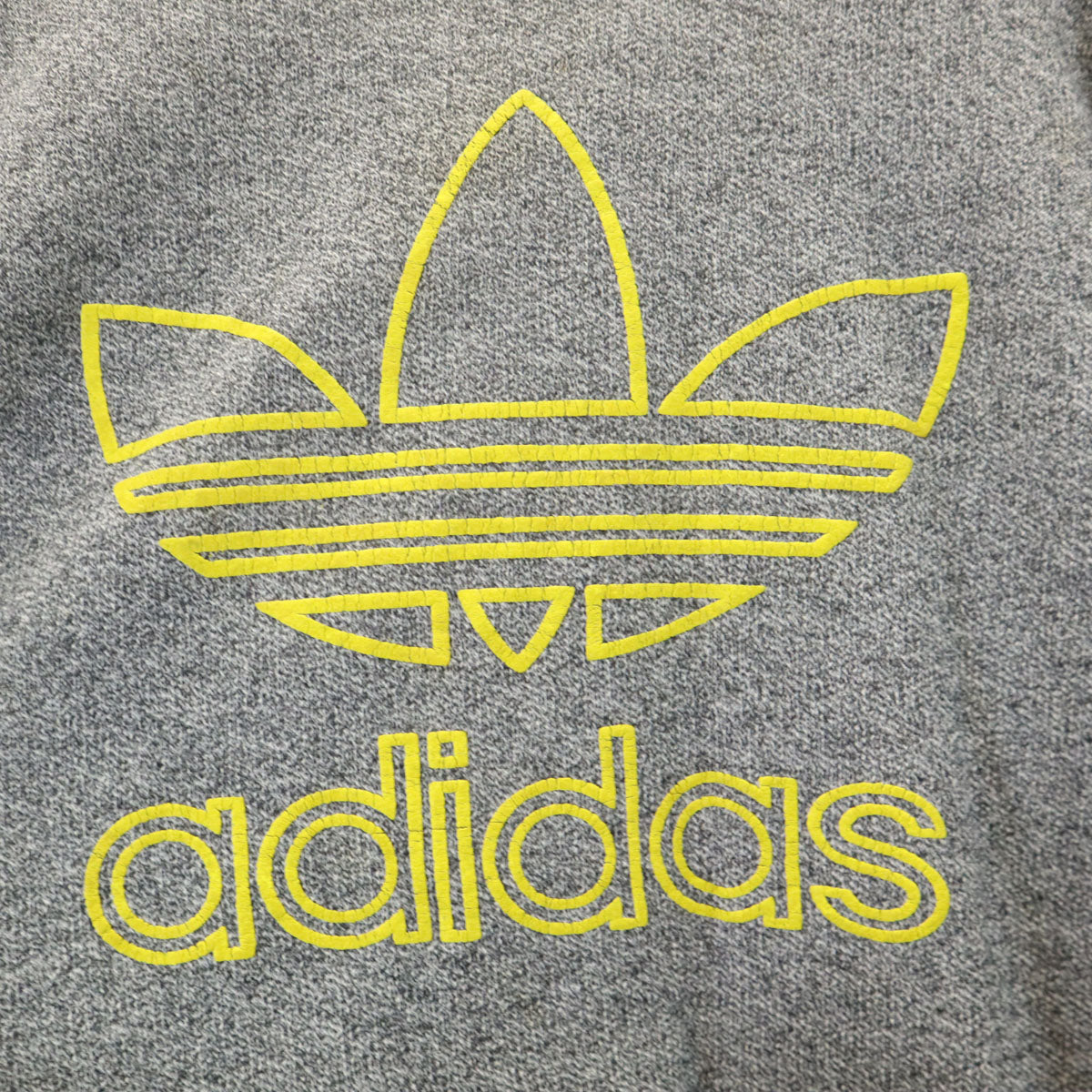 adidas アディダス 80s シンガポール製 ヴィンテージ 長袖 スウェット トレーナー XXS グレー メンズ